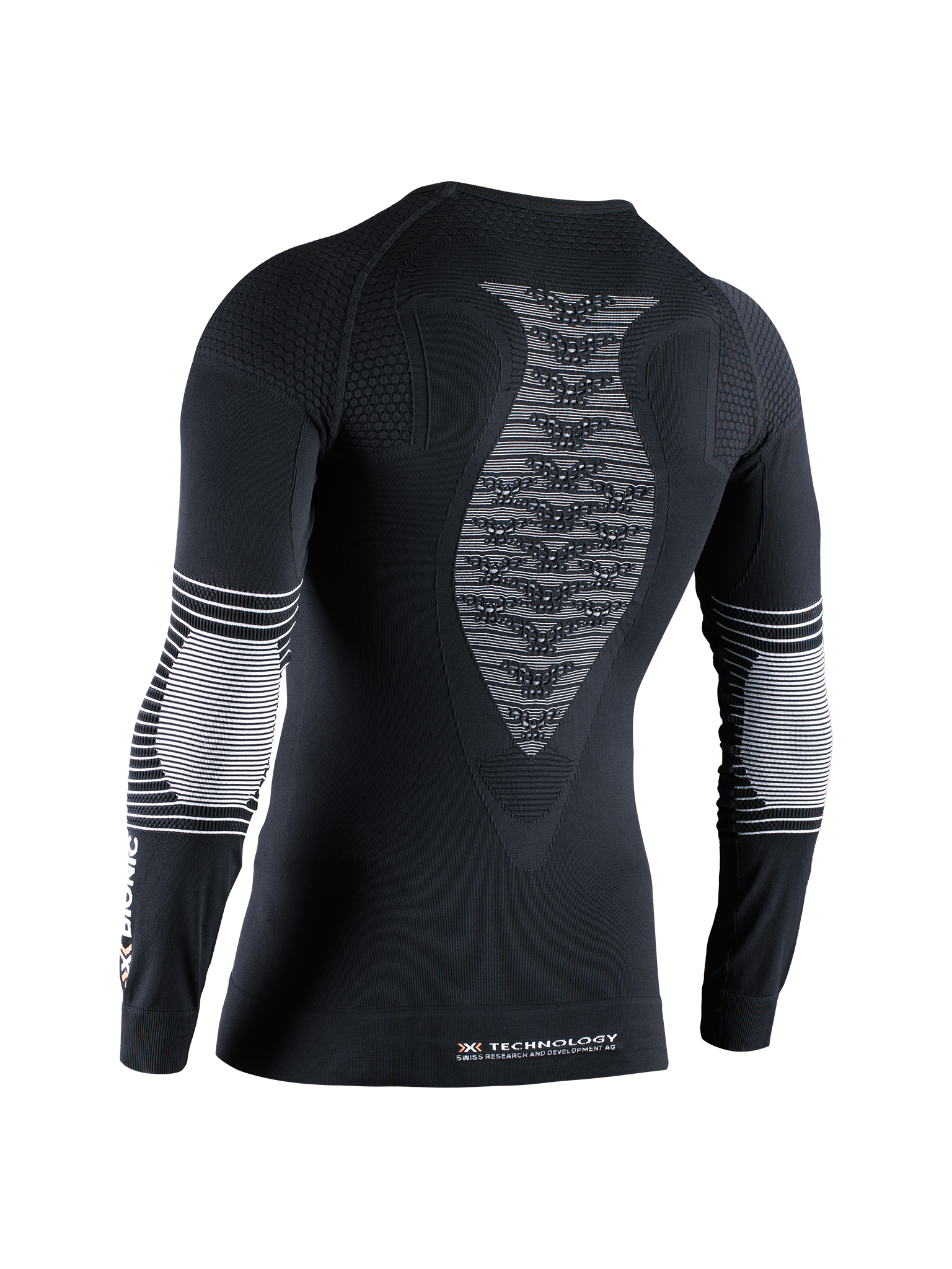 X-BIONIC ENERGIZER 4.0 SHIRT LG SL MEN - Opal Black Arctic White - Longsleeves - 4 of 9