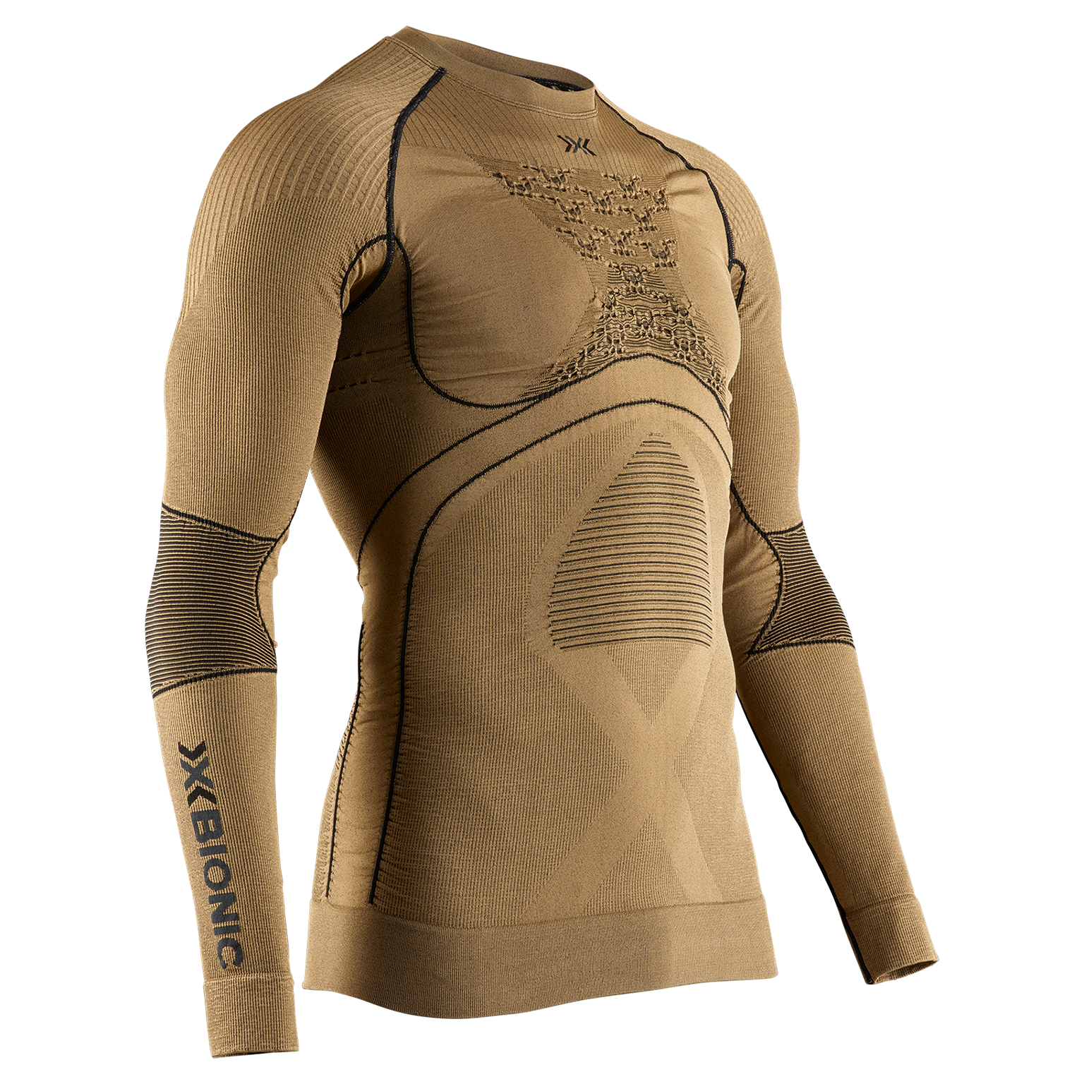 X-BIONIC RADIACTOR 4.0 SHIRT LG SL MEN - Gold Black - Longsleeves - 1 of 3