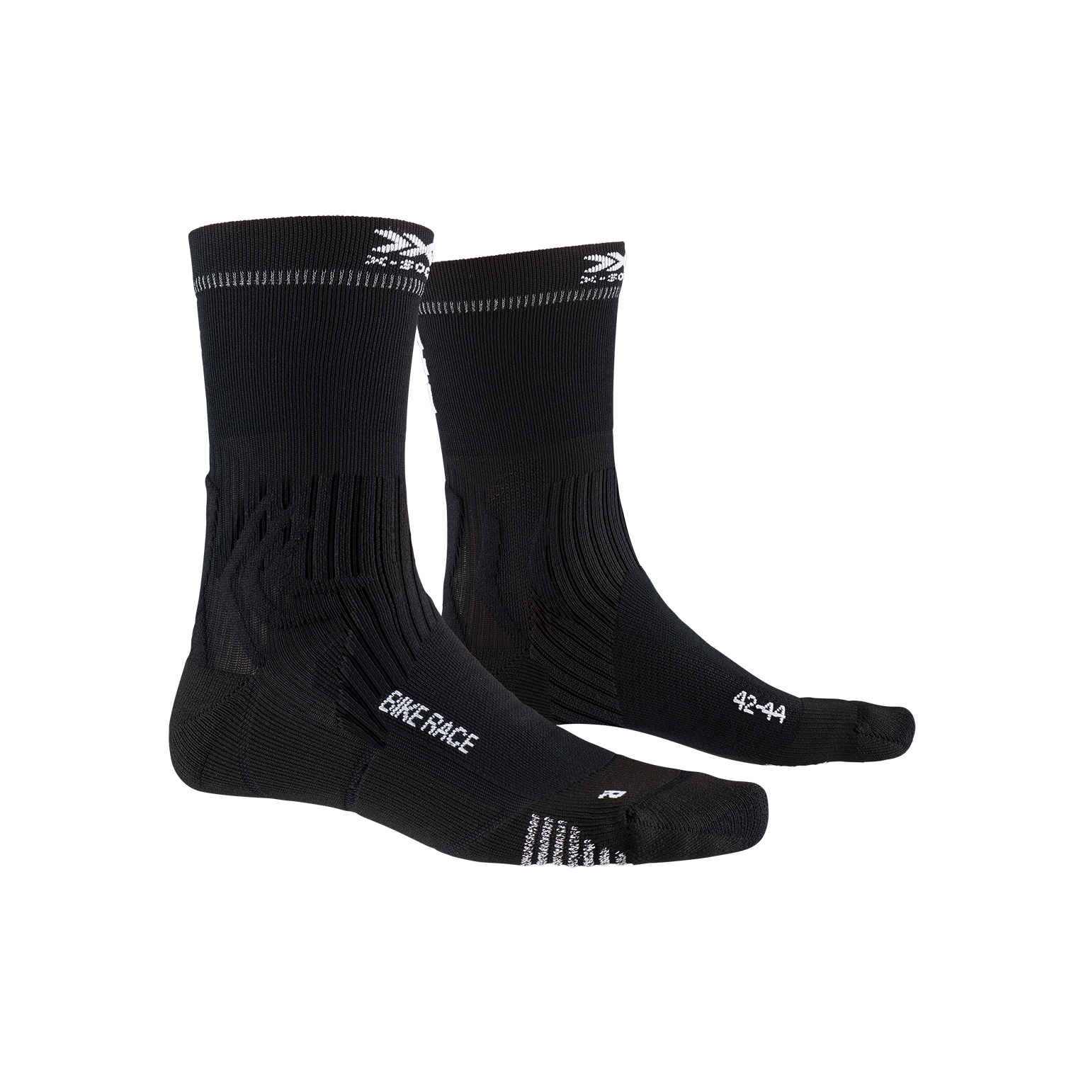 X-SOCKS BIKE RACE 4.0 - Opal Black Eat Dust - Crew - 1 of 5