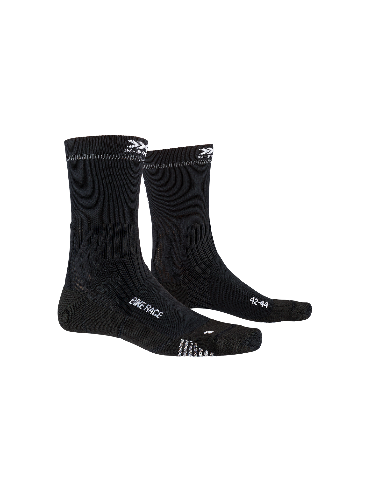 X-SOCKS BIKE RACE 4.0 - Opal Black Eat Dust - Crew - 1 of 5