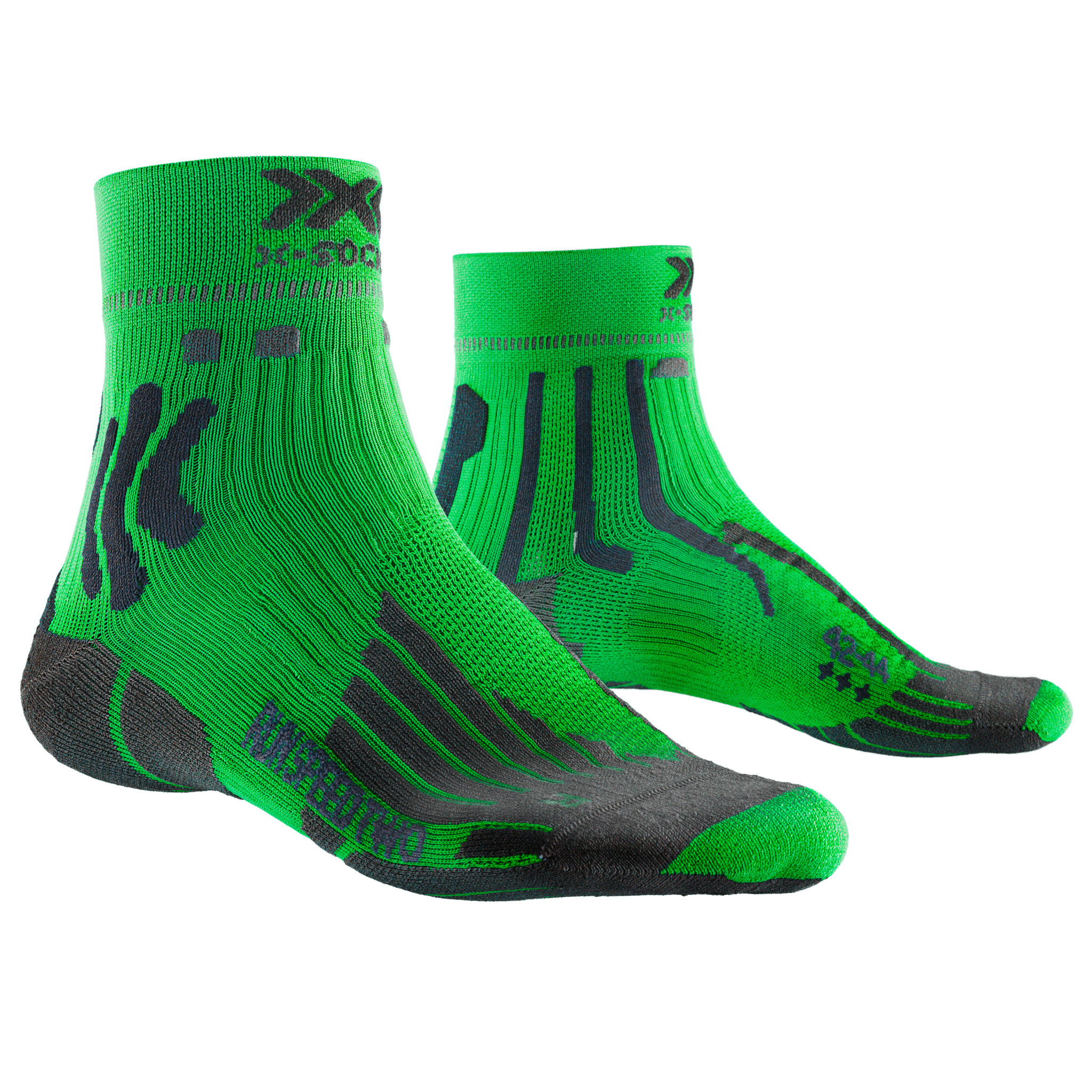 X-SOCKS RUN SPEED TWO 4.0 MEN - Amazonas Green Anthracite - Ankle - 2 of 6