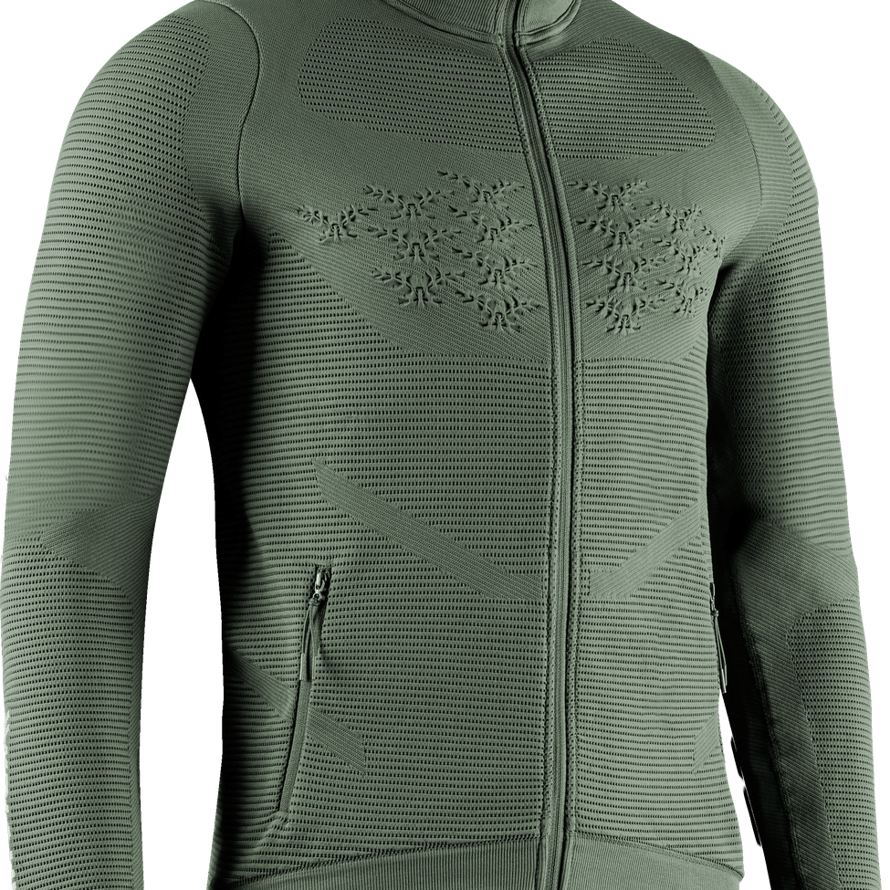 X-BIONIC INSTRUCTOR 4.0 TRANSMISSION LAYER JACKET MEN - Olive Green - Midlayers - 10 of 11