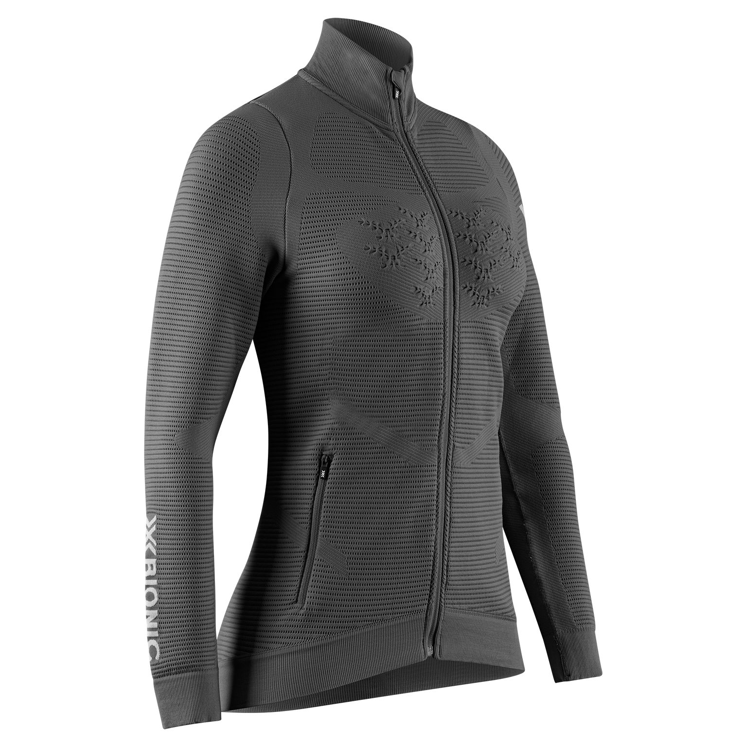 X-BIONIC INSTRUCTOR 4.0 TRANSMISSION LAYER JACKET WMN - Charcoal - Midlayers - 1 of 5