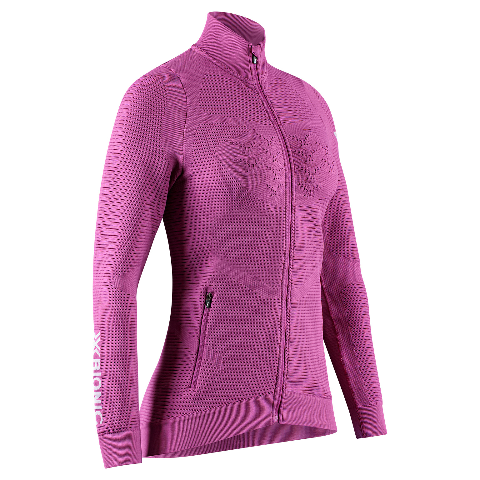 X-BIONIC INSTRUCTOR 4.0 TRANSMISSION LAYER JACKET WMN - Deep Orchid - Midlayers - 4 of 5