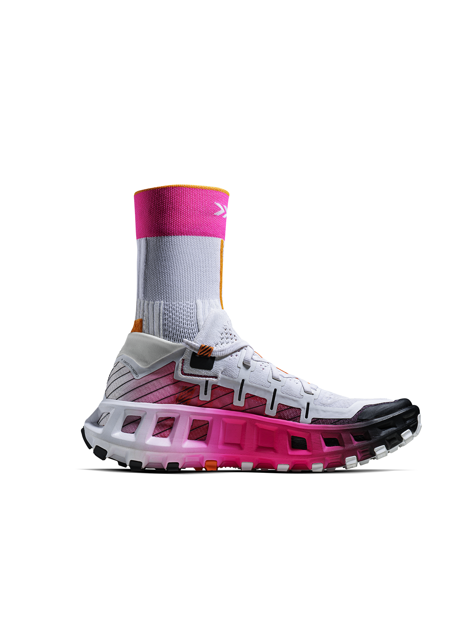 X-BIONIC TERRASKIN X00/C - Yinyang X Black X White Fluo Pink - Footwear - 30 of 50