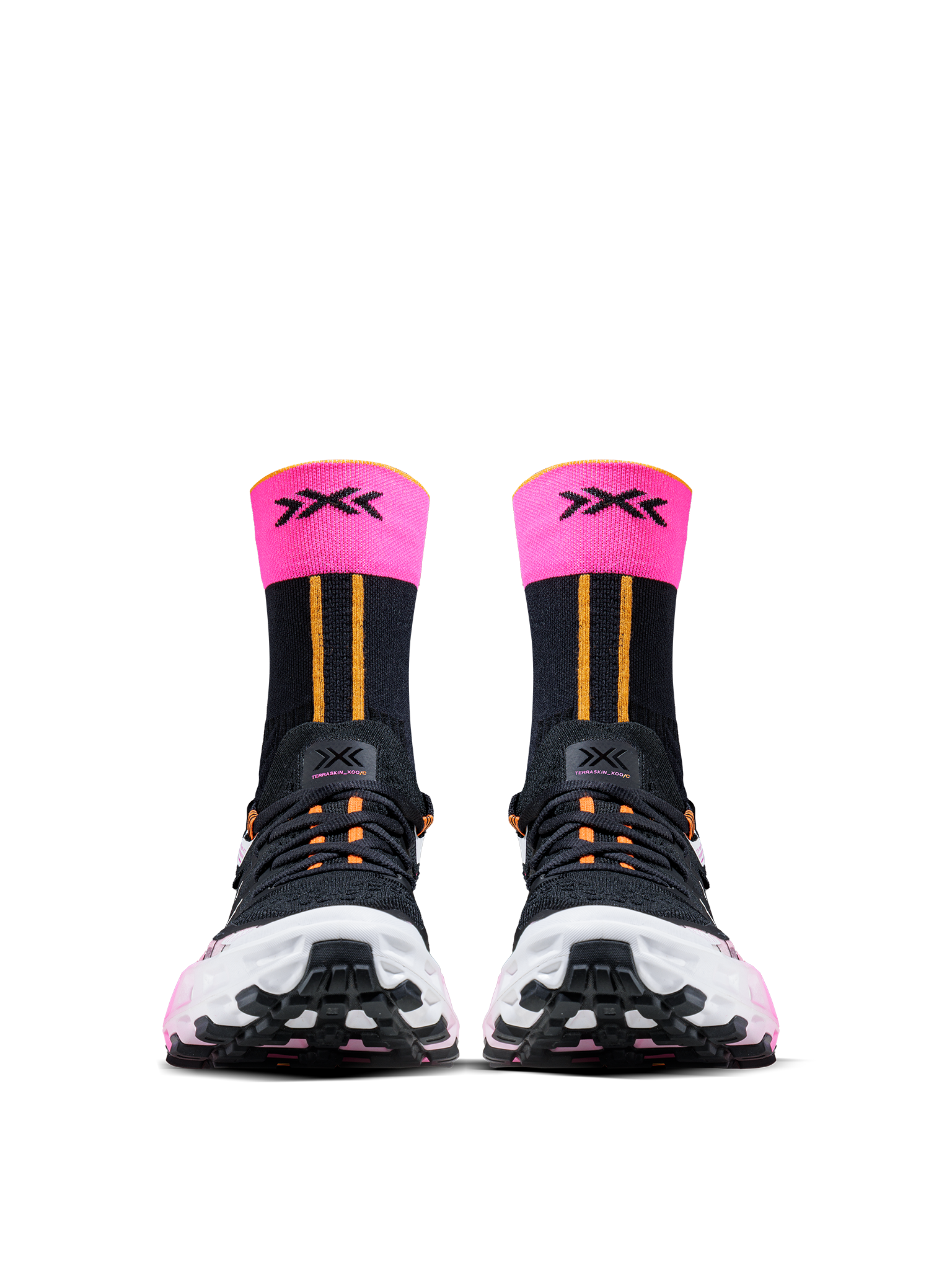 X-BIONIC TERRASKIN X00/C - X Black X White Fluo Pink - Footwear - 39 of 50