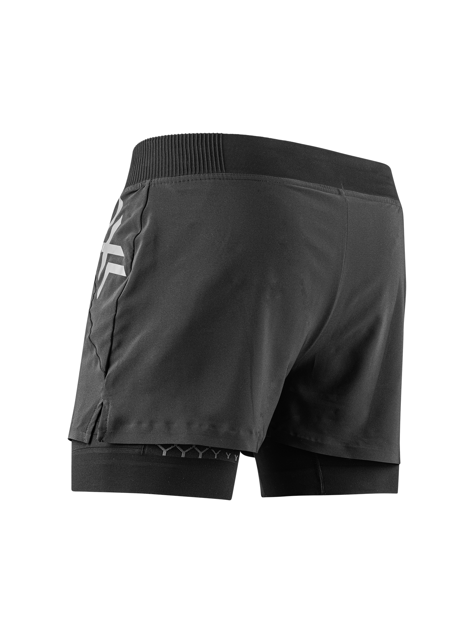 X-BIONIC TWYCE RACE 2in1 SHORTS MEN - Black Charcoal - Hybrid Shorts - 6 of 13