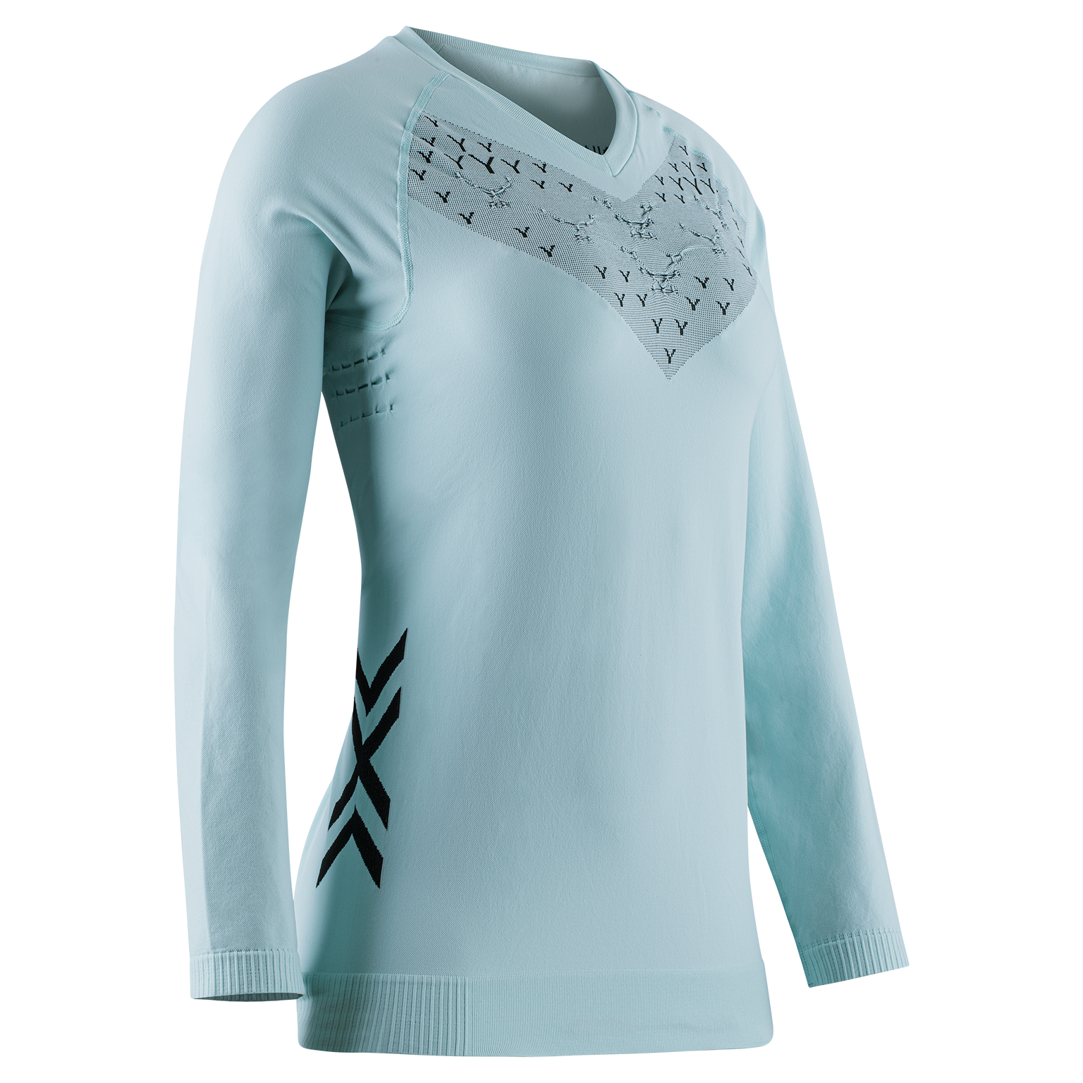 X-BIONIC TWYCE RUN SHIRT LS WMN - Clearwater Black - Longsleeves - 1 of 3