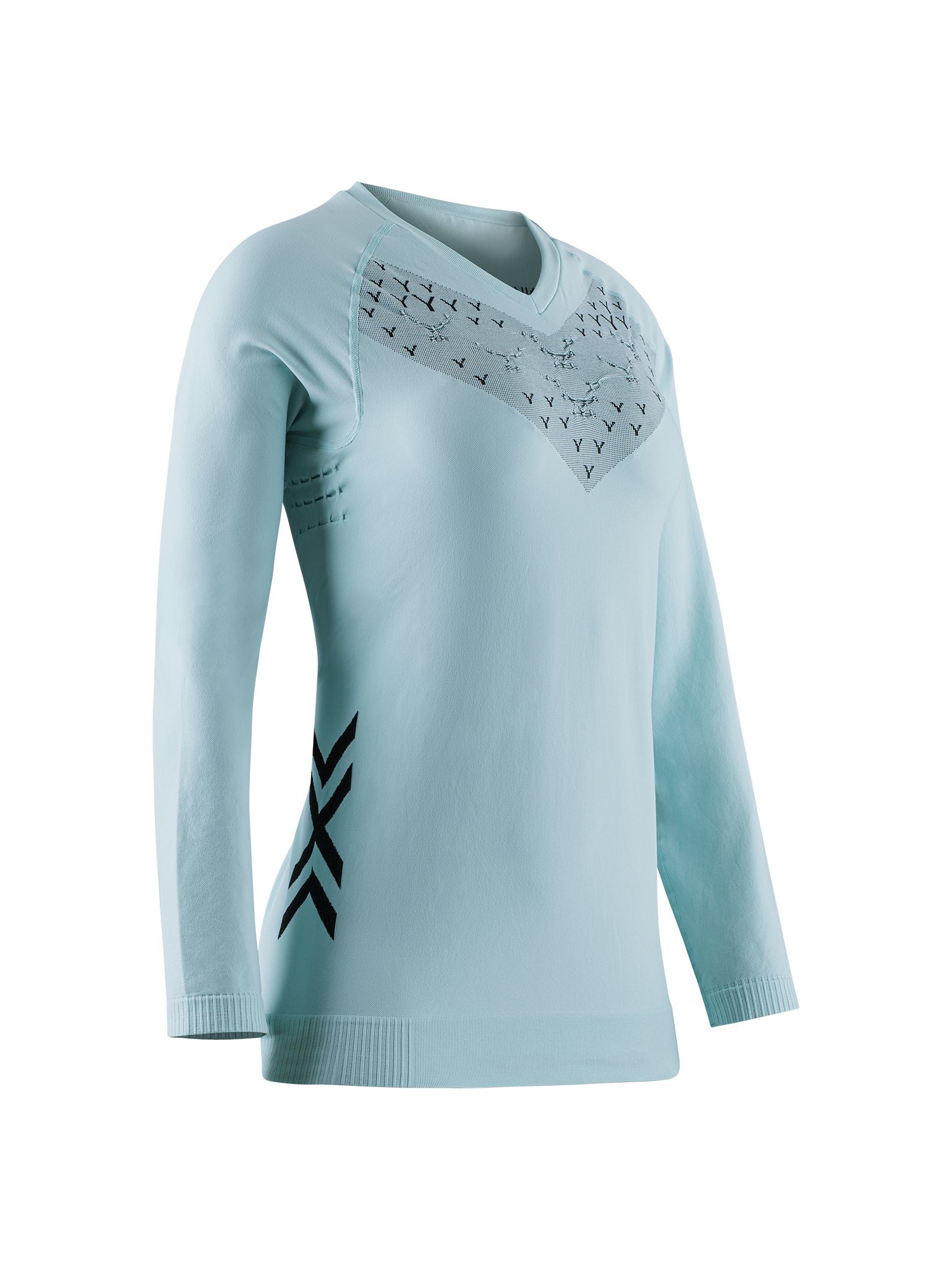 X-BIONIC TWYCE RUN SHIRT LS WMN - Clearwater Black - Longsleeves - 1 of 3