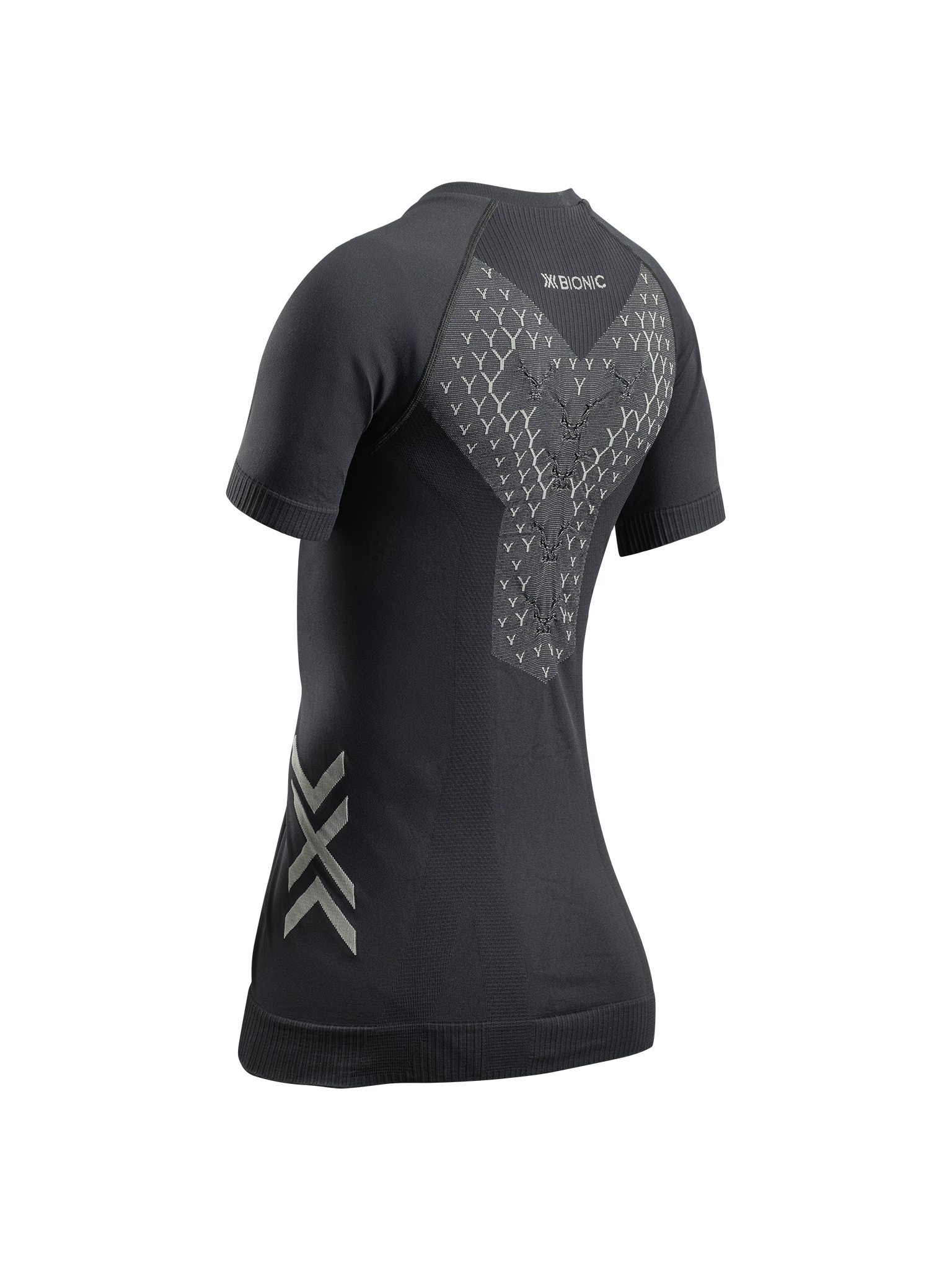 X-BIONIC TWYCE RUN SHIRT SS WMN - X Black Rhino Grey - T-Shirts - 6 of 18