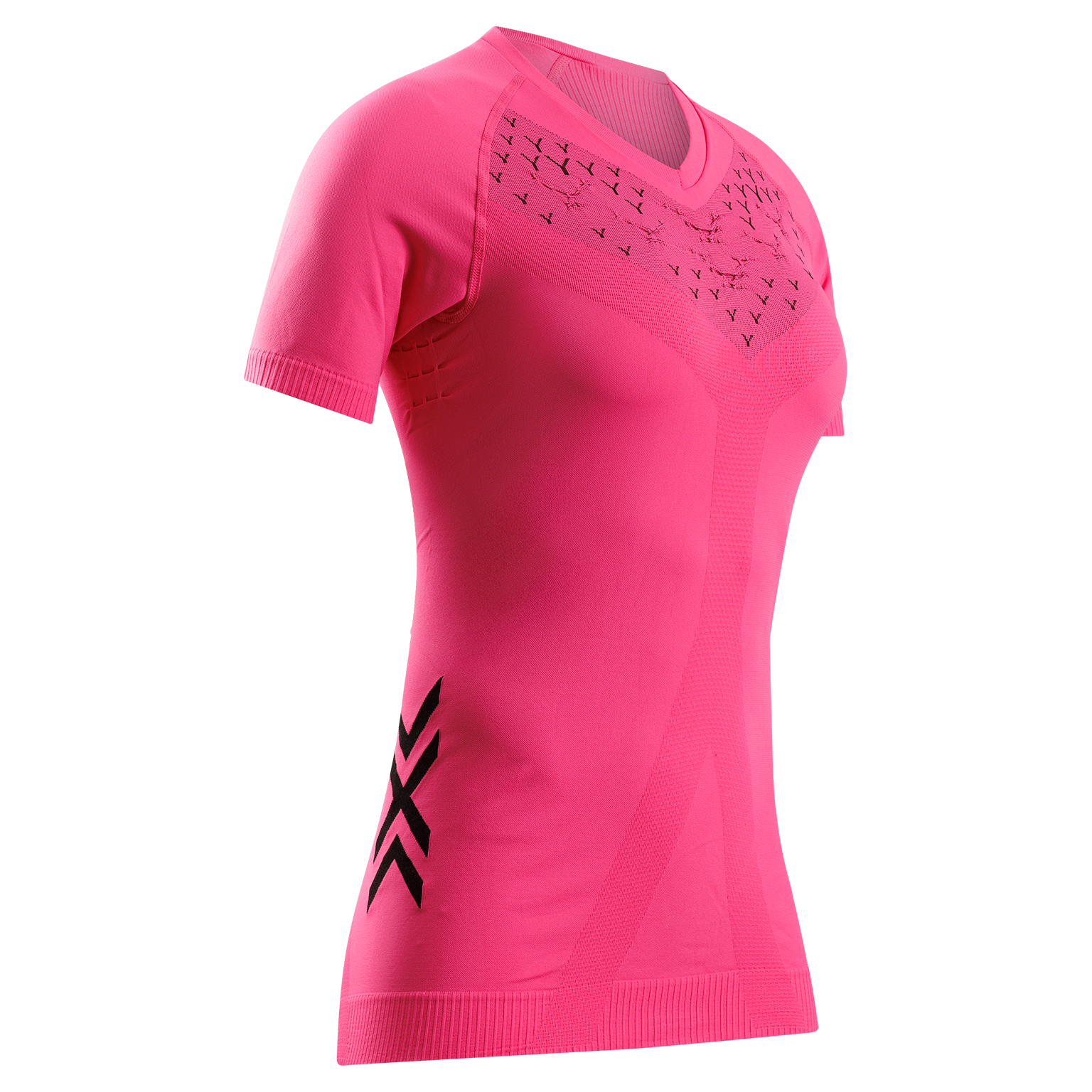 X-BIONIC TWYCE RUN SHIRT SS WMN - Neo Pink X Black - T-Shirts - 12 of 18