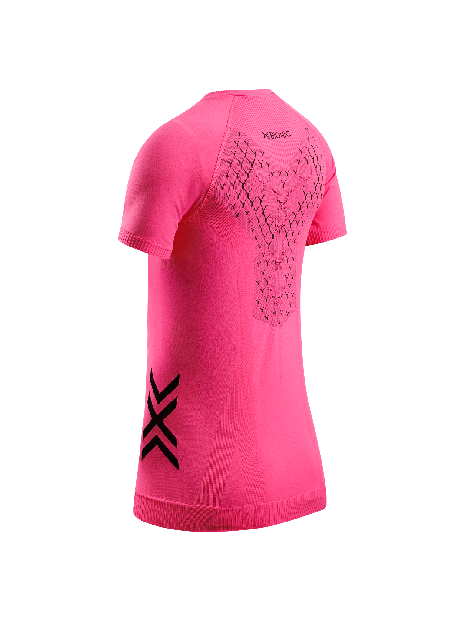 X-BIONIC TWYCE RUN SHIRT SS WMN - Neo Pink X Black - T-Shirts - 13 of 18