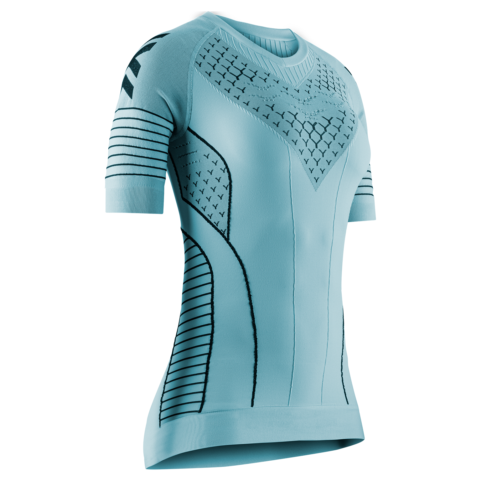 X-BIONIC TWYCE RACE SHIRT SS WMN - Clearwater Black - T-Shirts - 3 of 13
