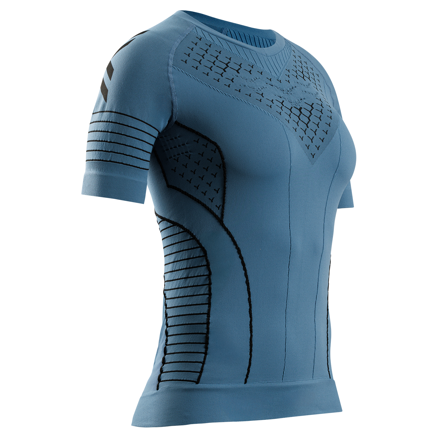 X-BIONIC TWYCE RACE SHIRT SS WMN - Slate Blue X Black - T-Shirts - 5 of 13