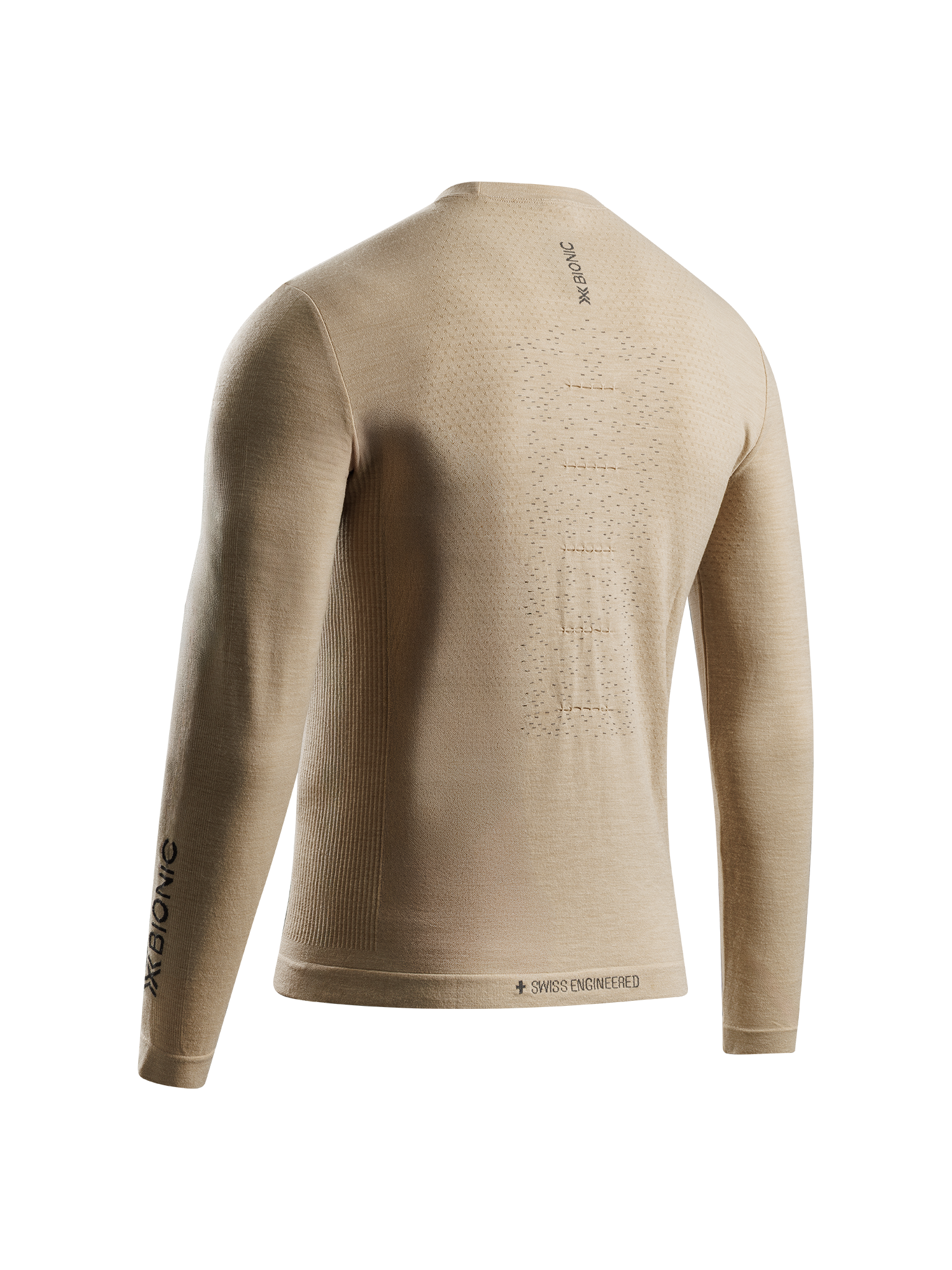X-BIONIC MIGHTYWOOL SHIRT LS MEN - Sand - Longsleeves - 11 of 24