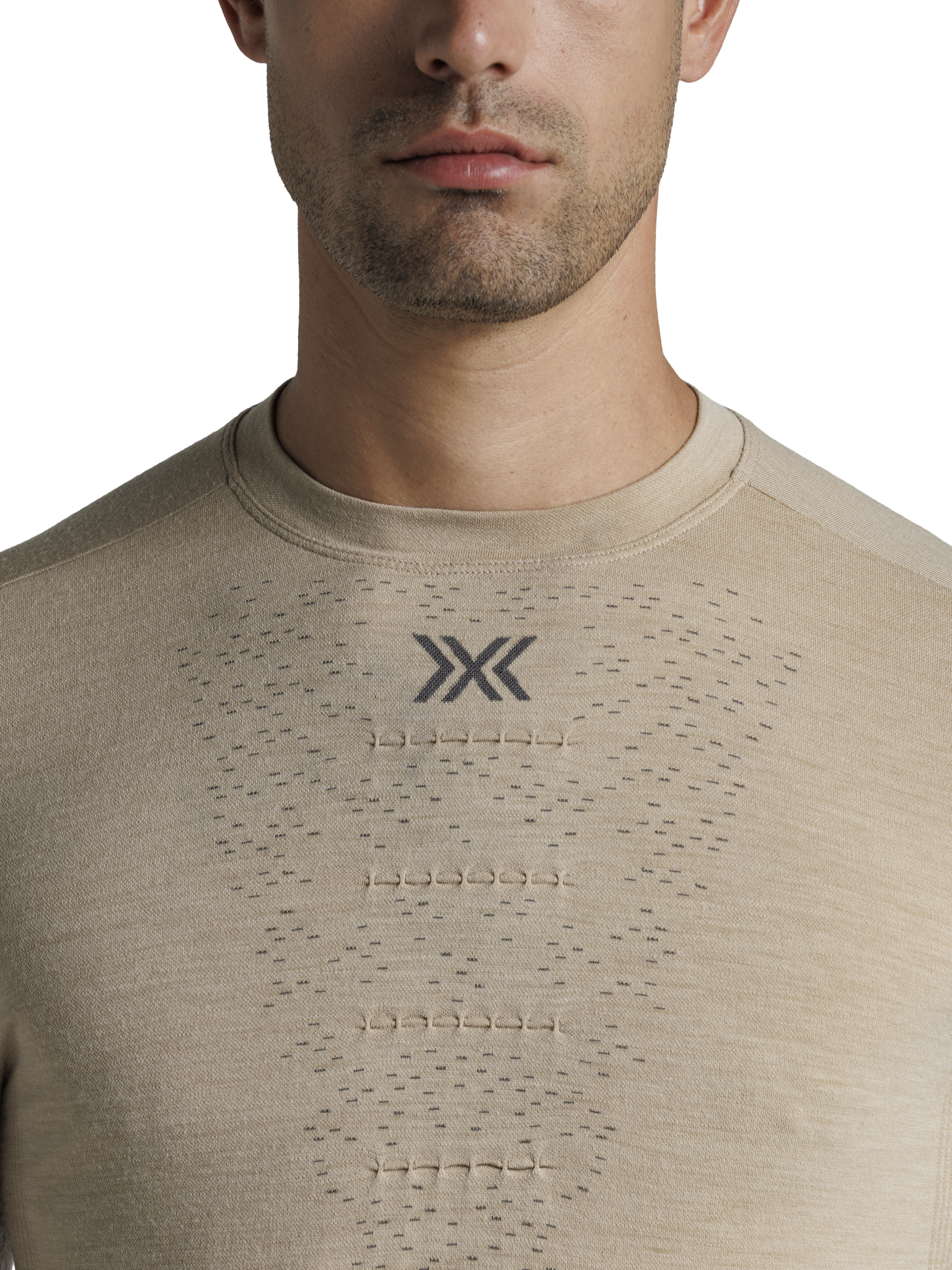X-BIONIC MIGHTYWOOL SHIRT LS MEN - Sand - Longsleeves - 14 of 24