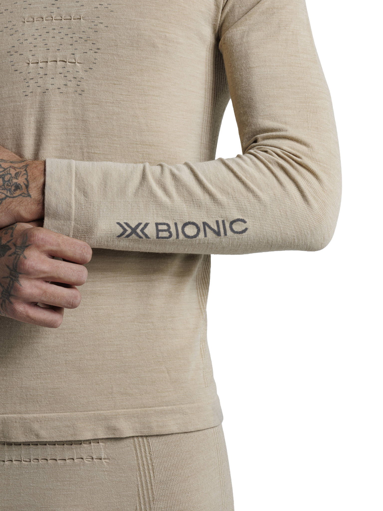 X-BIONIC MIGHTYWOOL SHIRT LS MEN - Sand - Longsleeves - 19 of 24