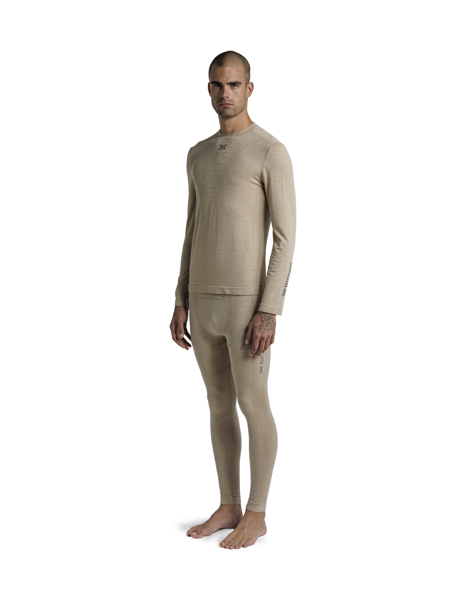 X-BIONIC MIGHTYWOOL SHIRT LS MEN - Sand - Longsleeves - 22 of 24