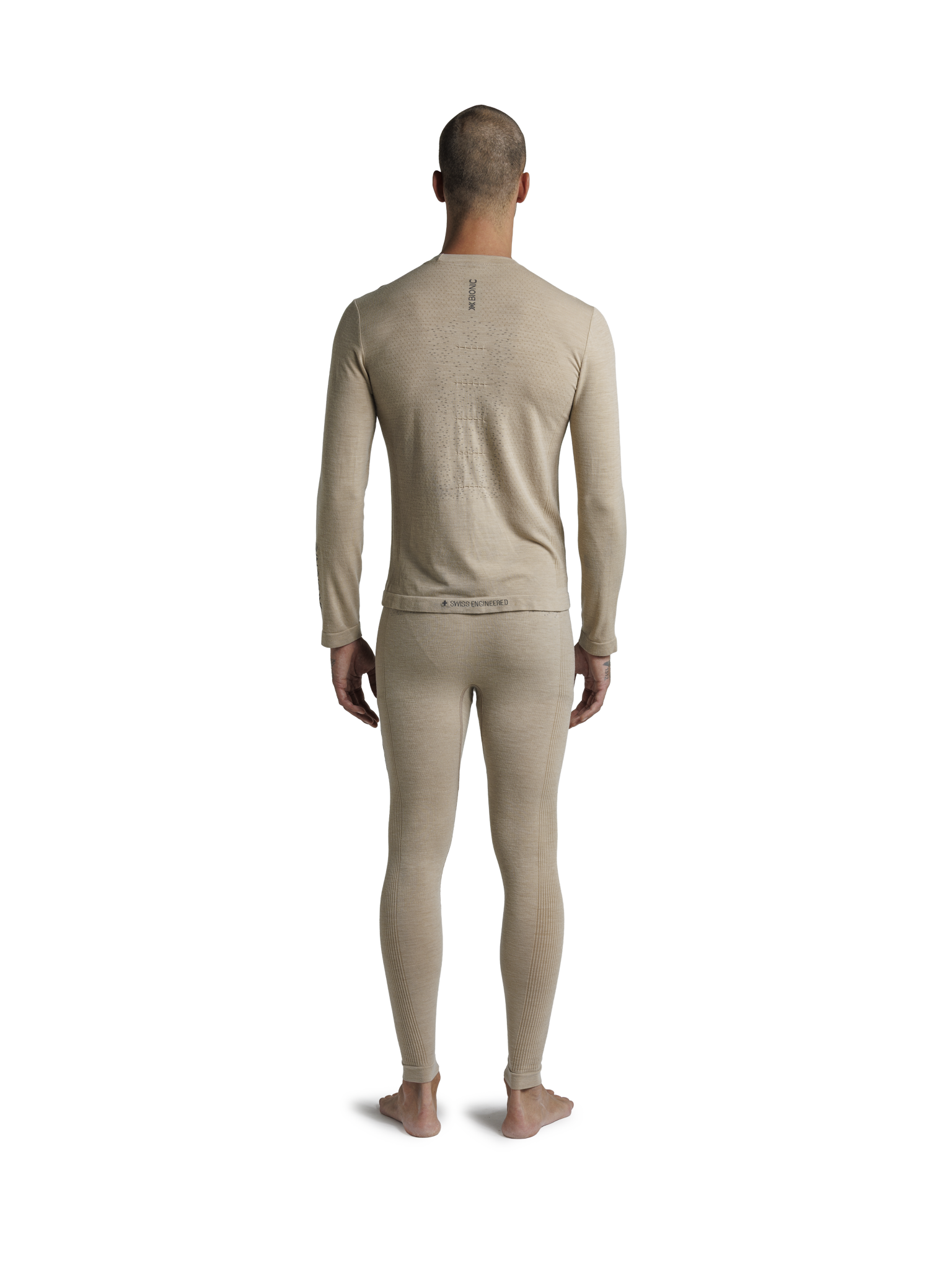 X-BIONIC MIGHTYWOOL SHIRT LS MEN - Sand - Longsleeves - 23 of 24