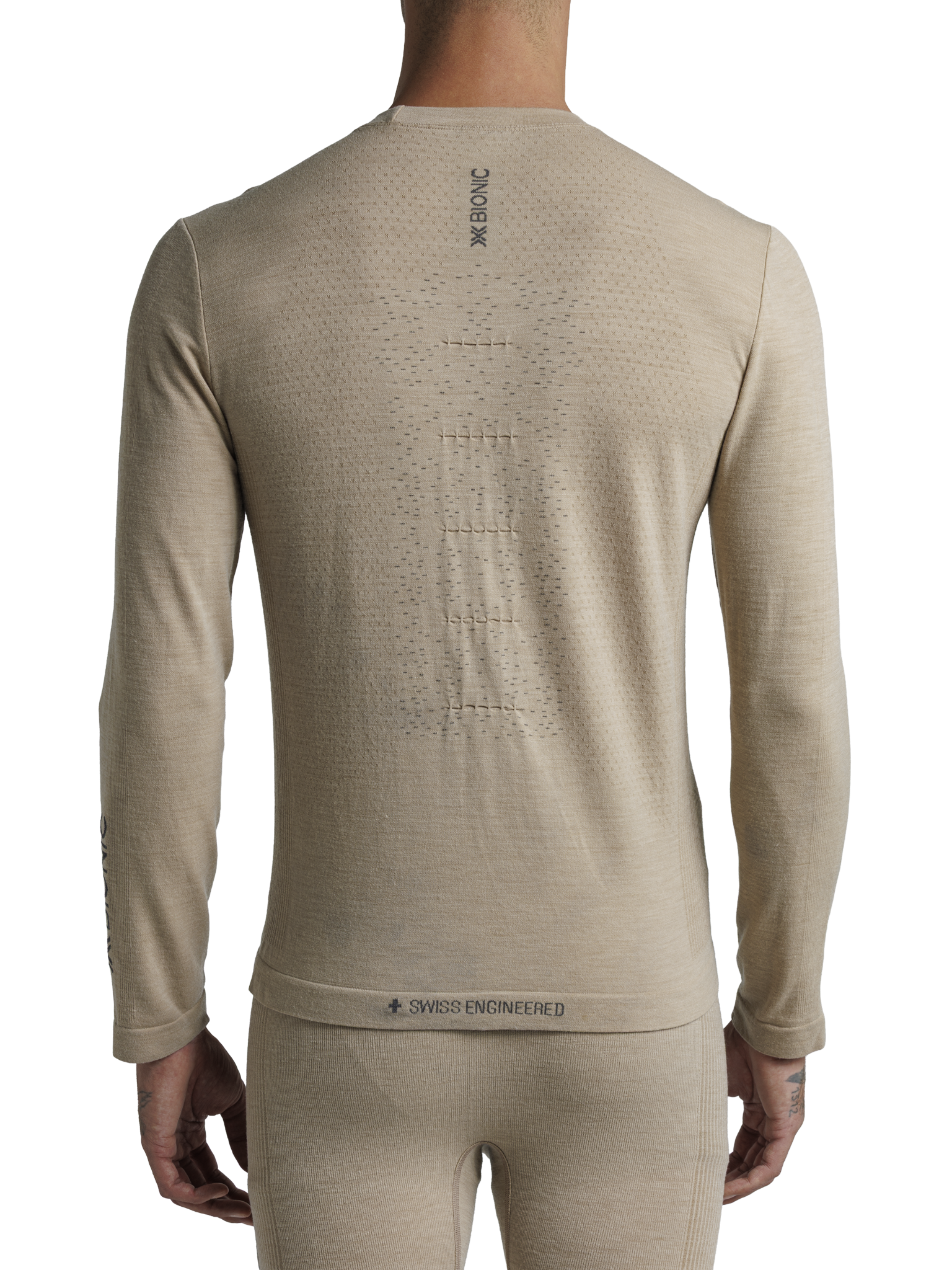 X-BIONIC MIGHTYWOOL SHIRT LS MEN - Sand - Longsleeves - 24 of 24