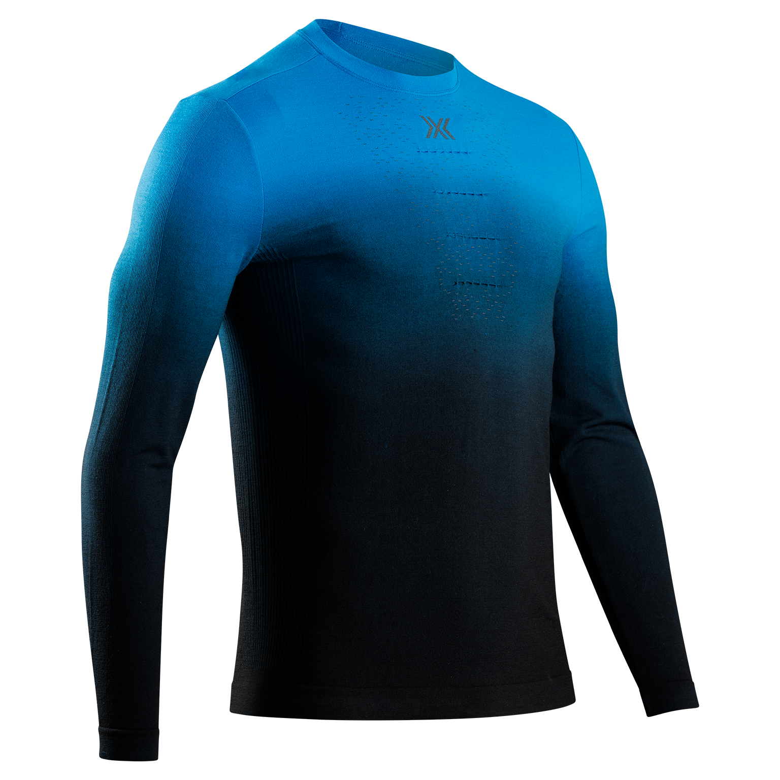 X-BIONIC MIGHTYWOOL SHIRT LS MEN - Eternal Ice X Black - Longsleeves - 1 of 11