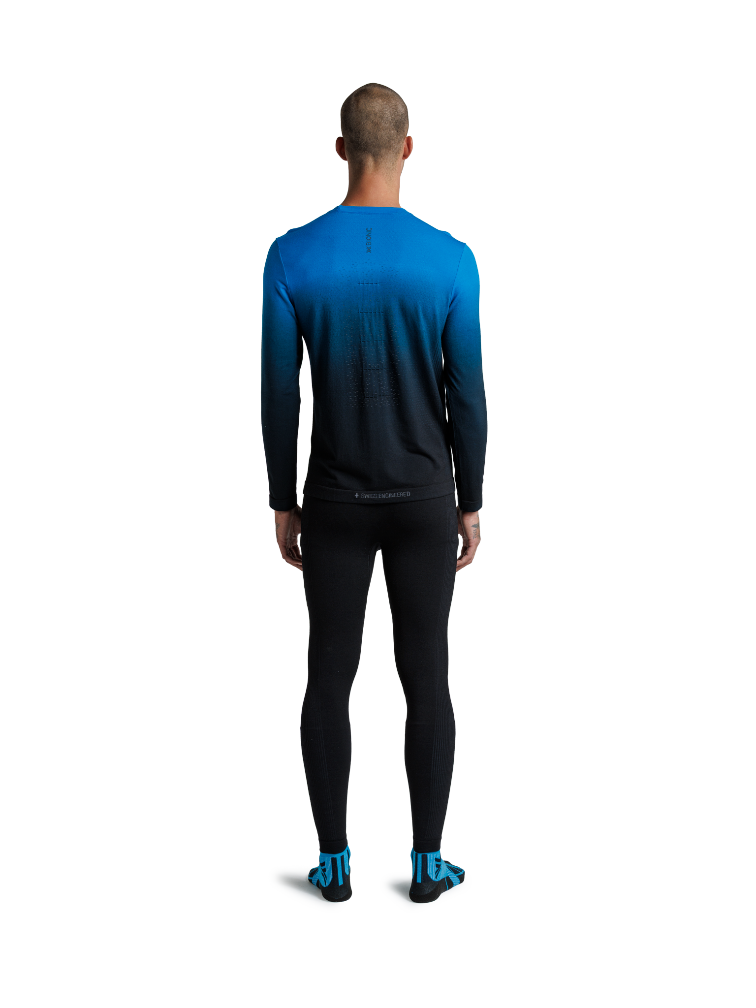 X-BIONIC MIGHTYWOOL SHIRT LS MEN - Eternal Ice X Black - Longsleeves - 5 of 11