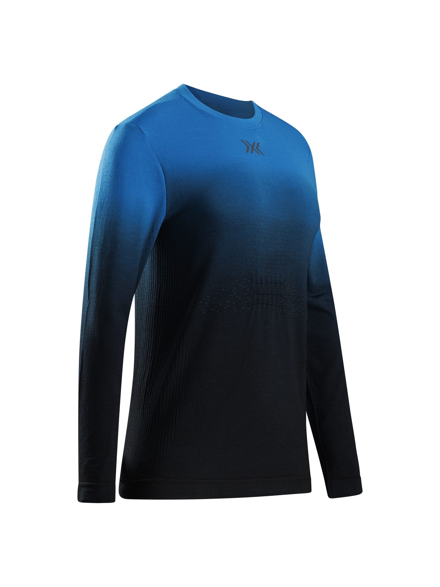 X-BIONIC MIGHTYWOOL SHIRT LS WMN - Eternal Ice X Black - Longsleeves - 1 of 11