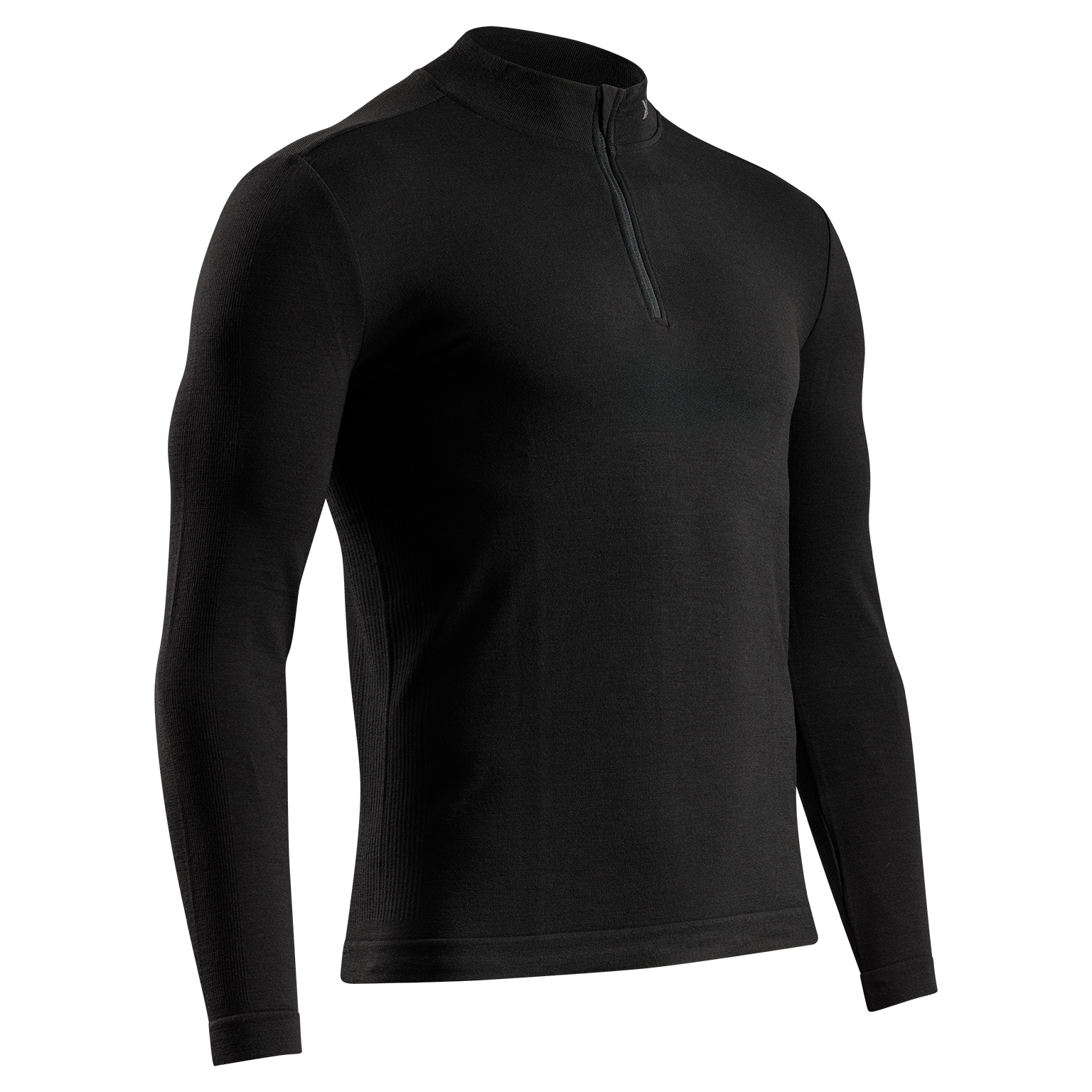 X-BIONIC MIGHTYWOOL SHIRT LS 1/2 ZIP MEN - X Black - Longsleeves - 1 of 12