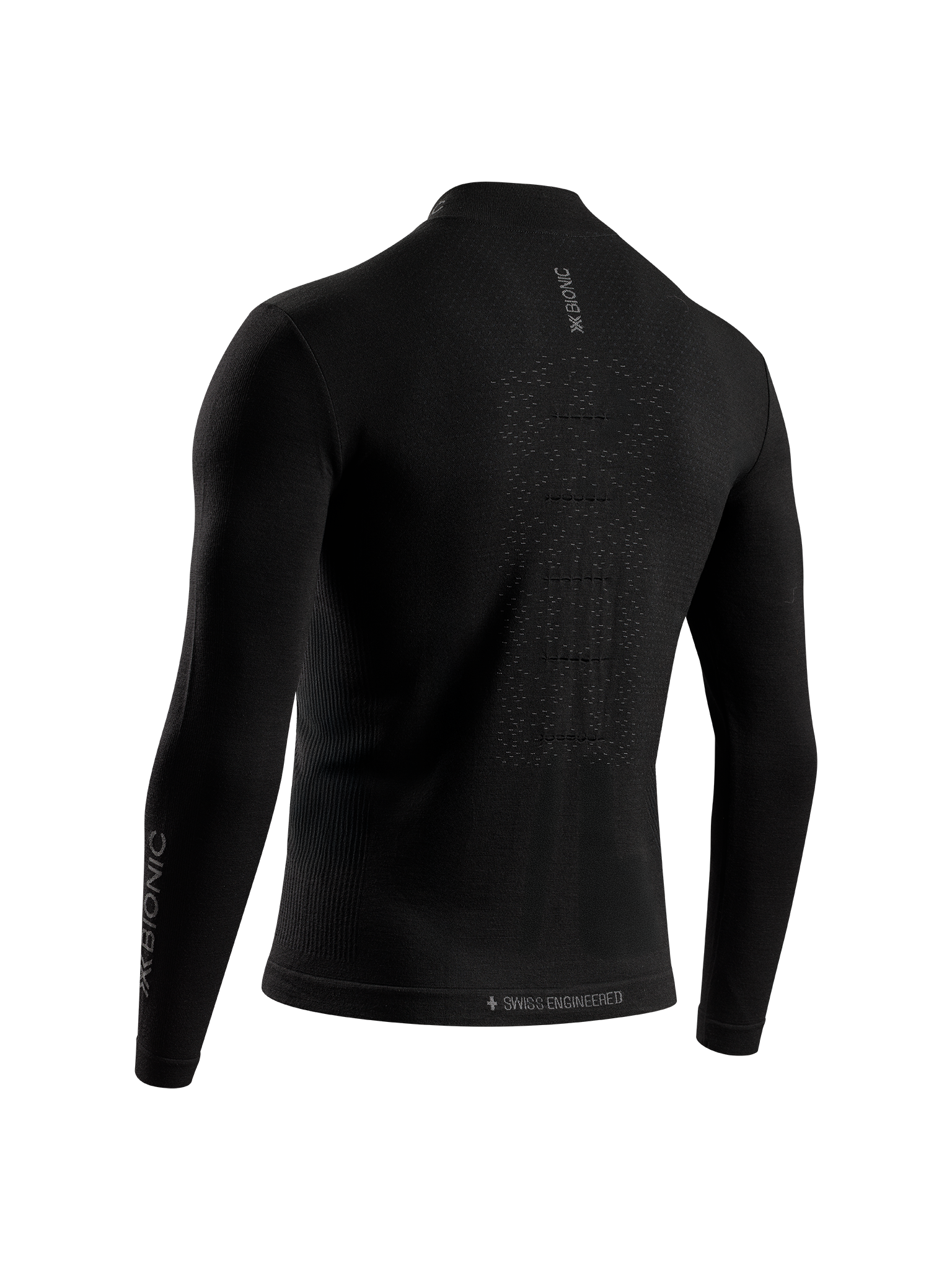 X-BIONIC MIGHTYWOOL SHIRT LS 1/2 ZIP MEN - X Black - Longsleeves - 2 of 12