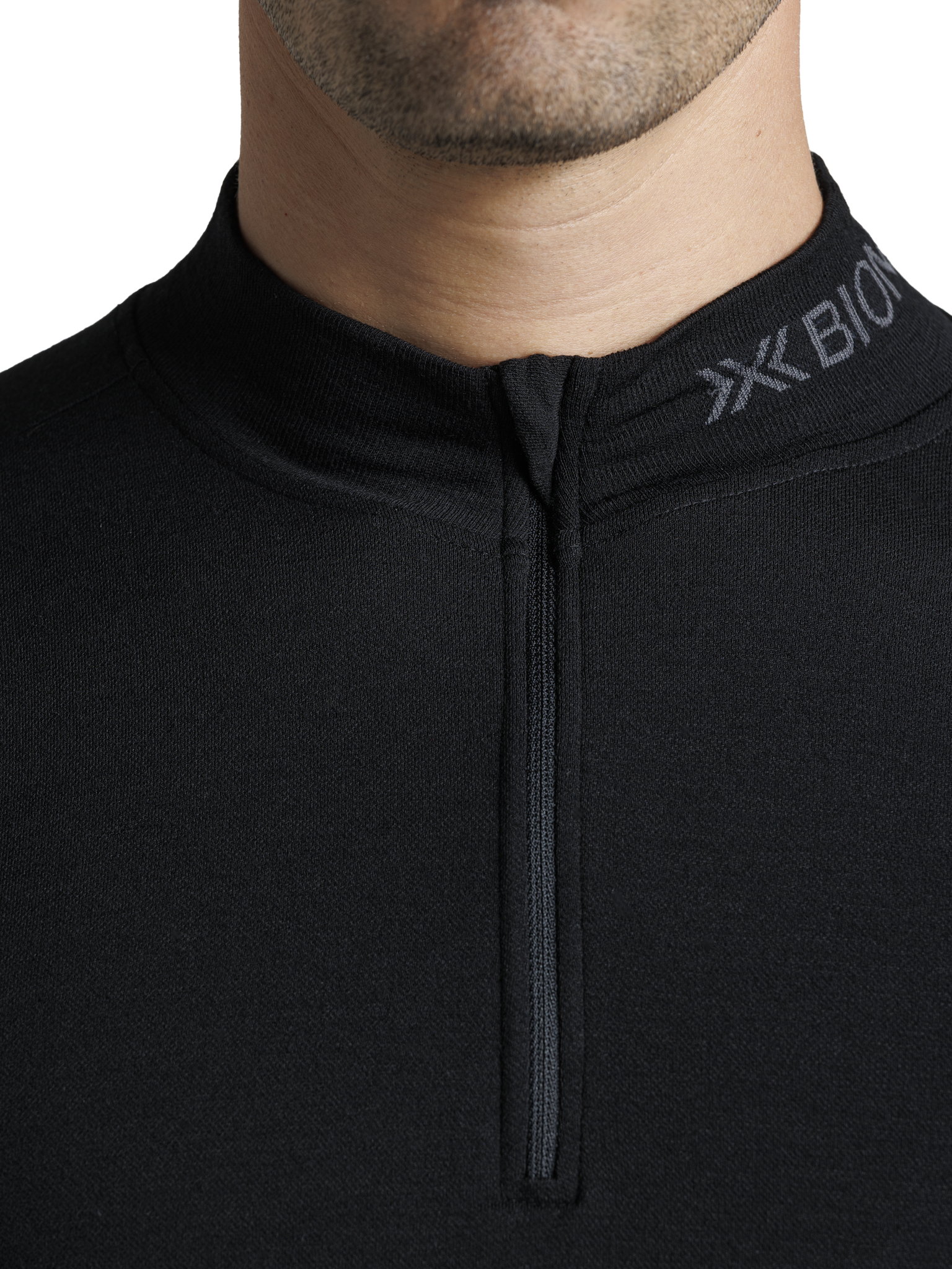 X-BIONIC MIGHTYWOOL SHIRT LS 1/2 ZIP MEN - X Black - Longsleeves - 5 of 12