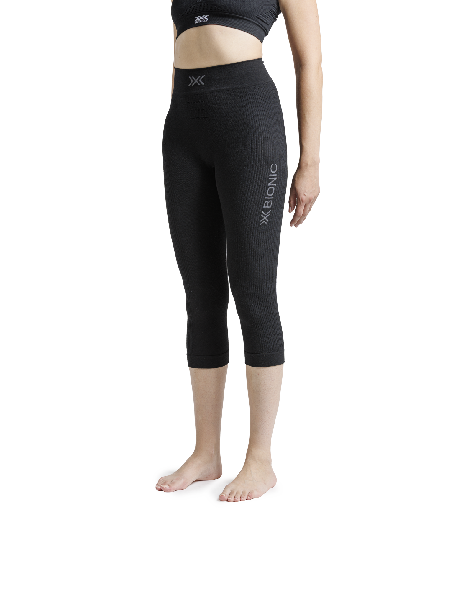 X-BIONIC MIGHTYWOOL PANTS 3/4 WMN - X Black - 3/4 Pants - 4 of 8