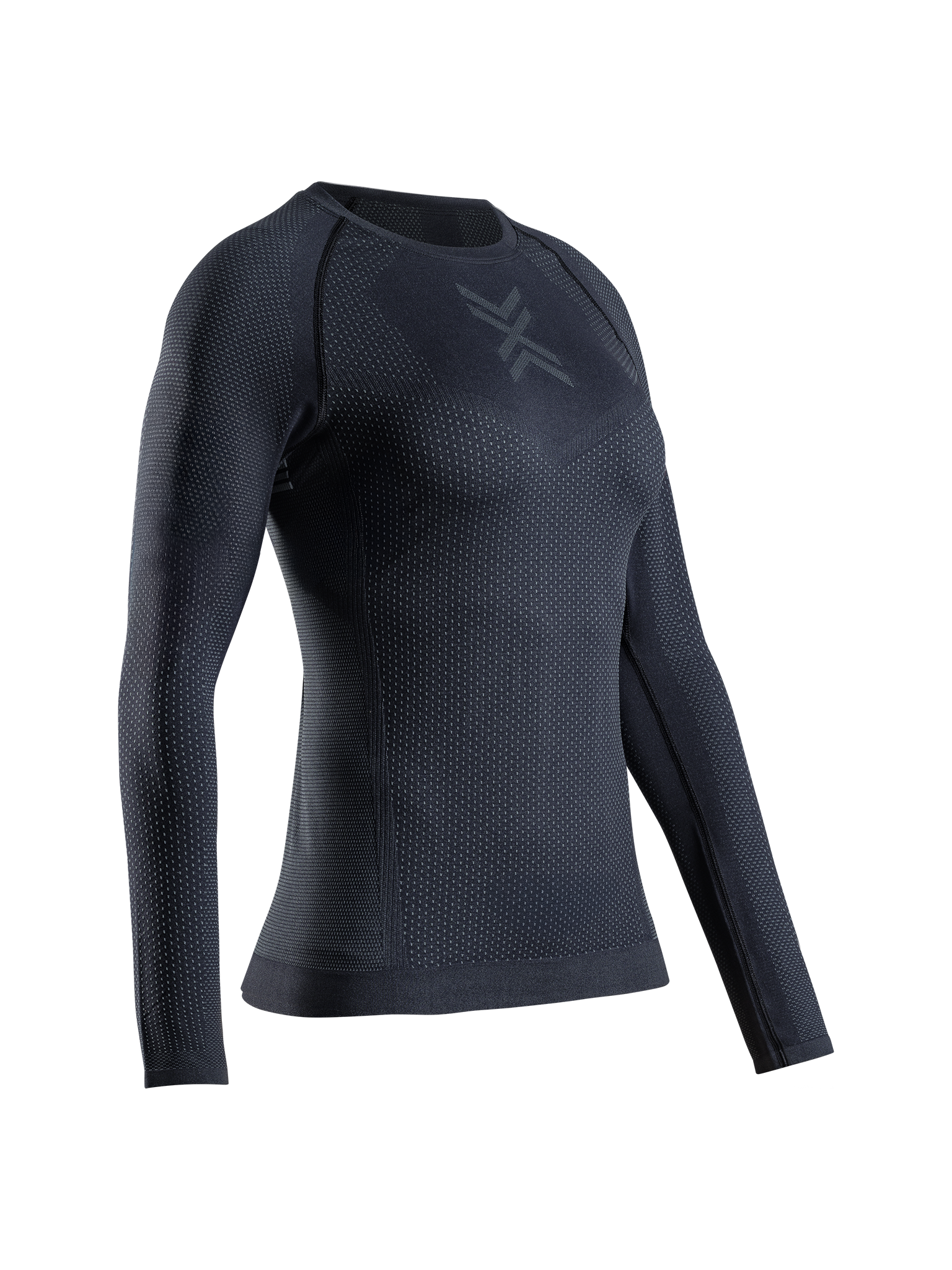 X-BIONIC XCEED RUN SHIRT LS WMN - X Black Rhino Grey - Longsleeves - 1 of 23