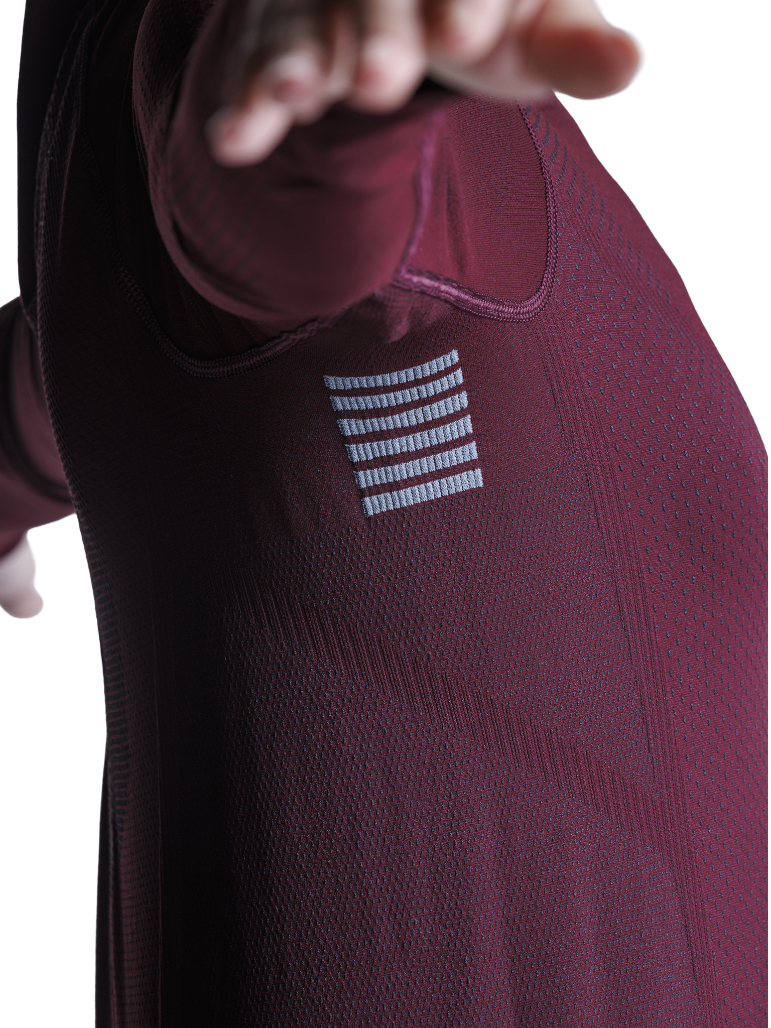 X-BIONIC XCEED RUN SHIRT LS WMN - Oxide Red X Black - Longsleeves - 23 of 23