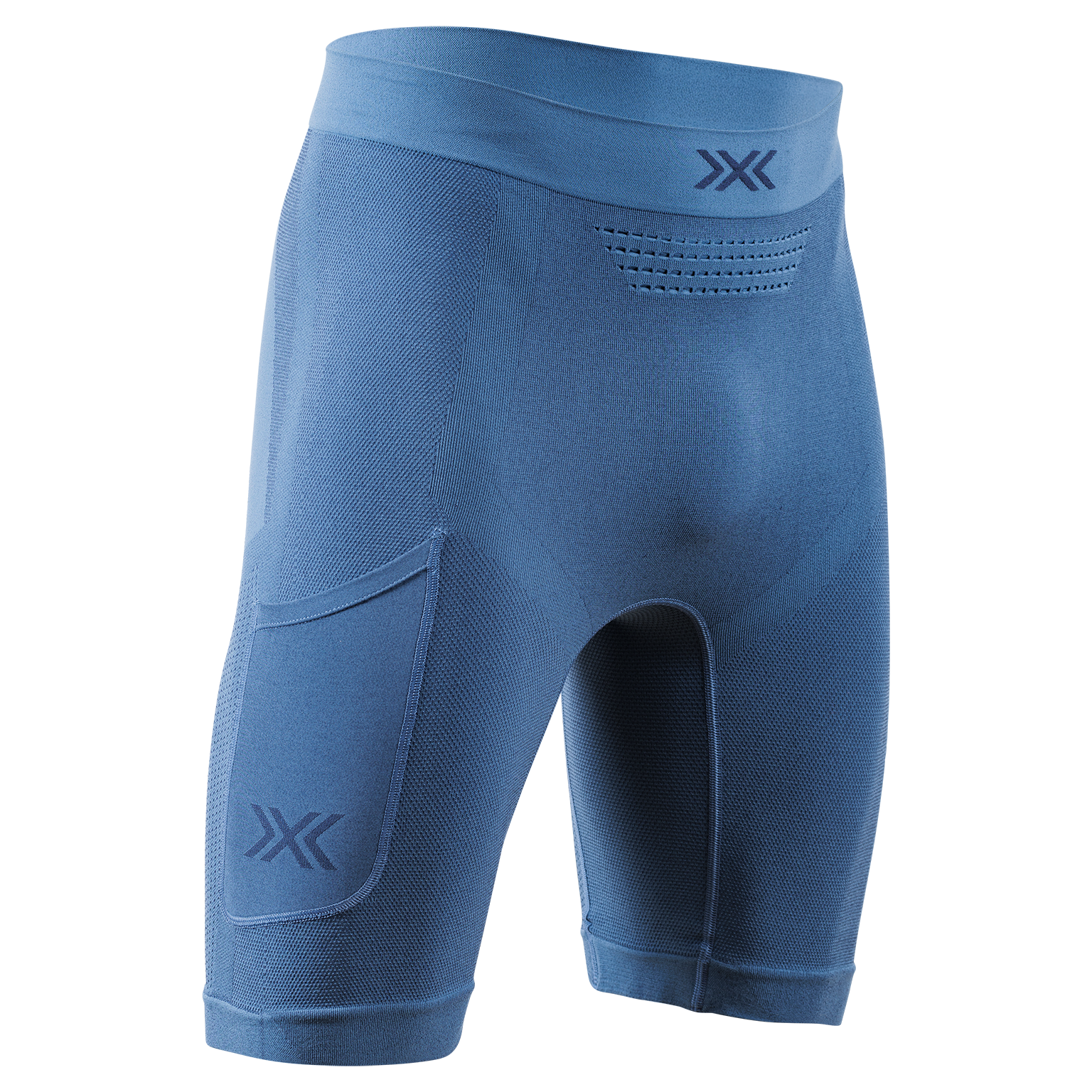 X-BIONIC XCEED RUN SHORT TIGHTS MEN - Slate Blue Marine - Shorts - 7 of 12