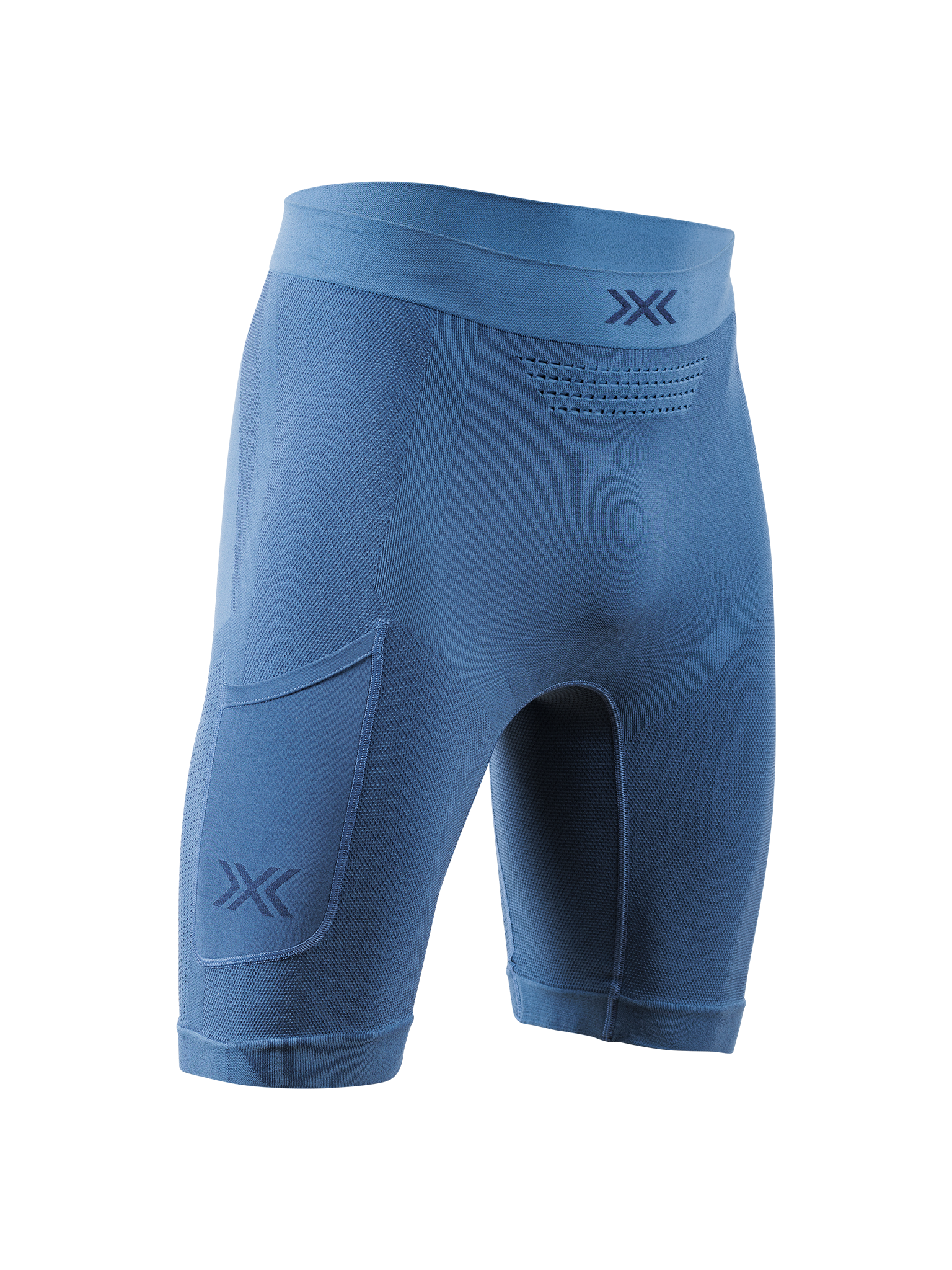 X-BIONIC XCEED RUN SHORT TIGHTS MEN - Slate Blue Marine - Shorts - 7 of 12