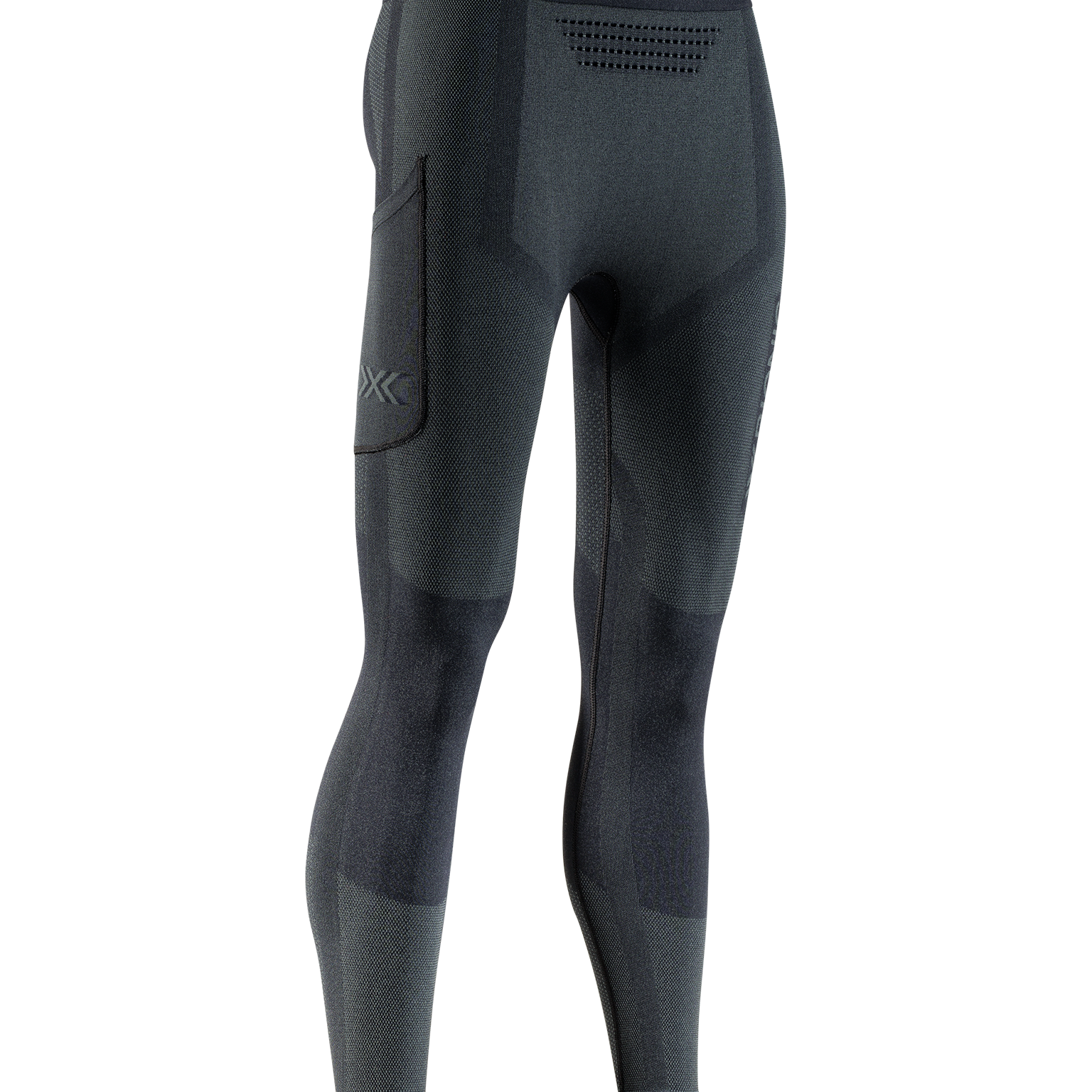 X-BIONIC XCEED RUN LONG TIGHTS WMN - X Black Rhino Grey - Pants - 1 of 14