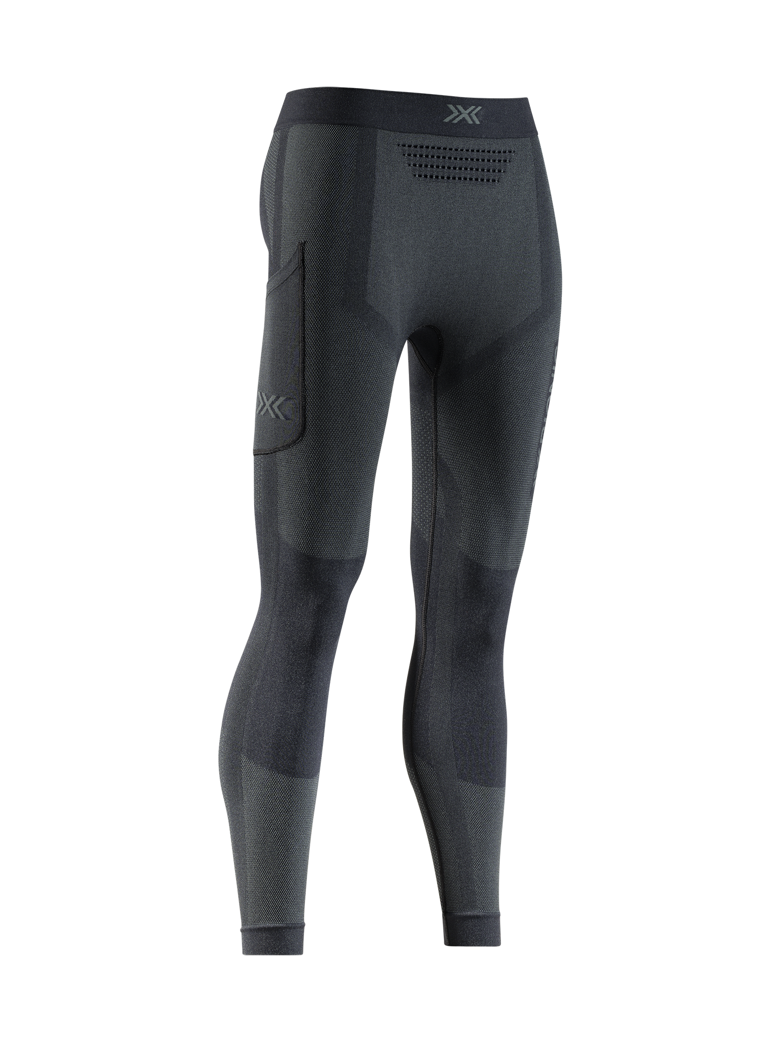 X-BIONIC XCEED RUN LONG TIGHTS WMN - X Black Rhino Grey - Pants - 1 of 14