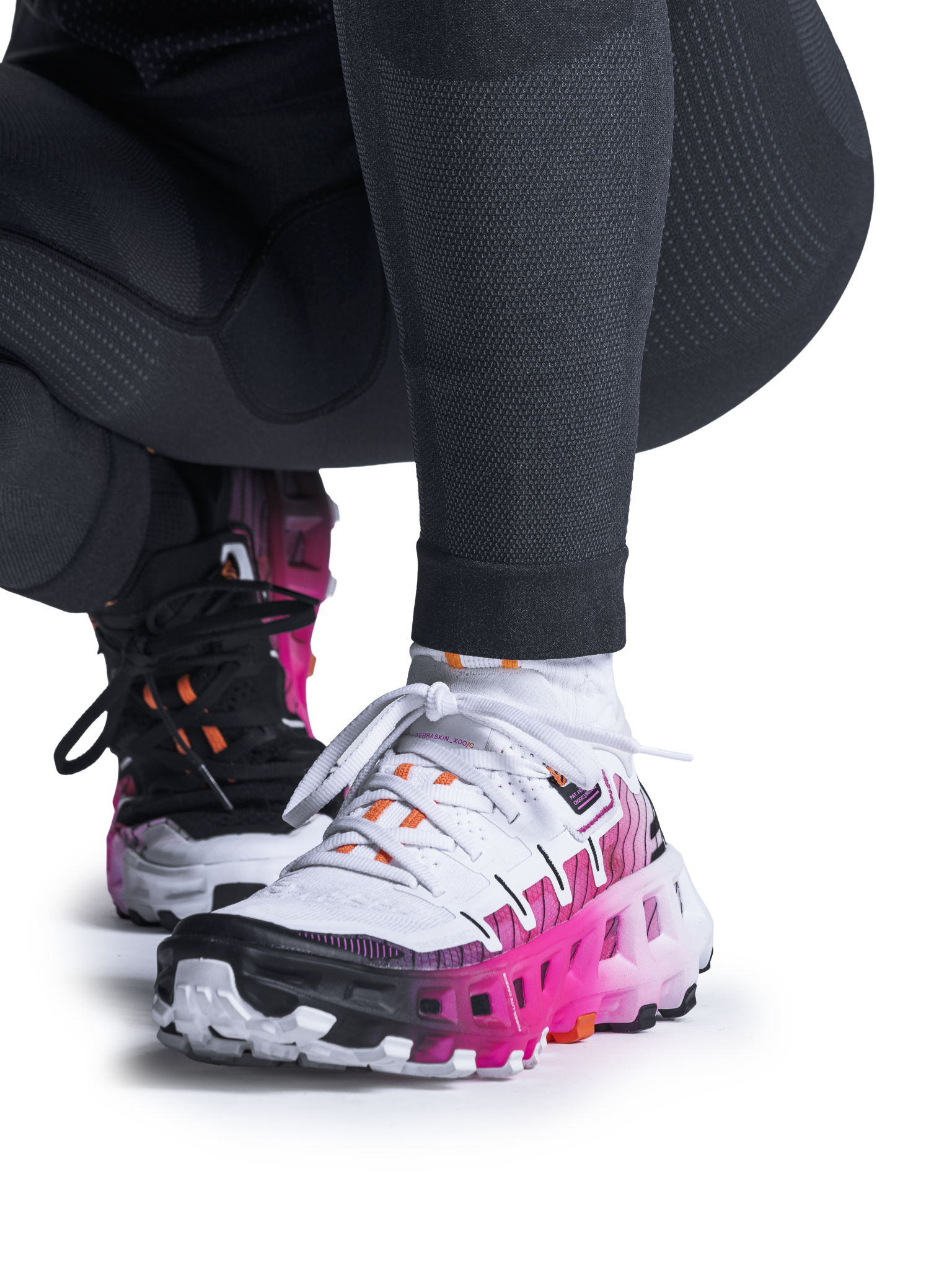 X-BIONIC XCEED RUN LONG TIGHTS WMN - X Black Rhino Grey - Pants - 8 of 14