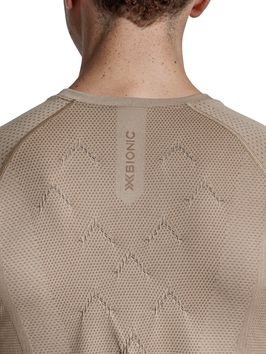 X-BIONIC XCEED RUN SHIRT SS MEN - Sand Dark Sand - T-Shirts - 22 of 32