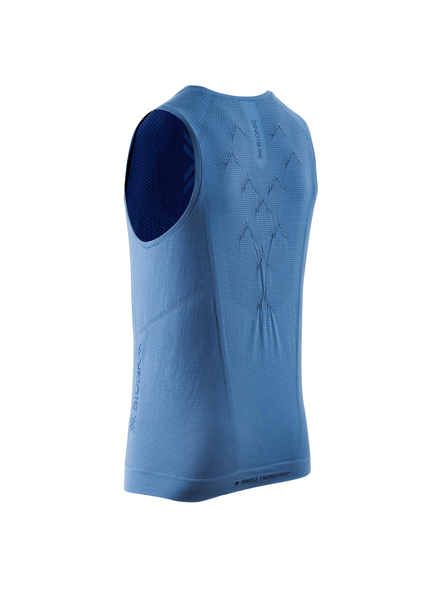 X-BIONIC XCEED RUN TANK TOP MEN - Slate Blue Marine - Tanks - 2 of 9