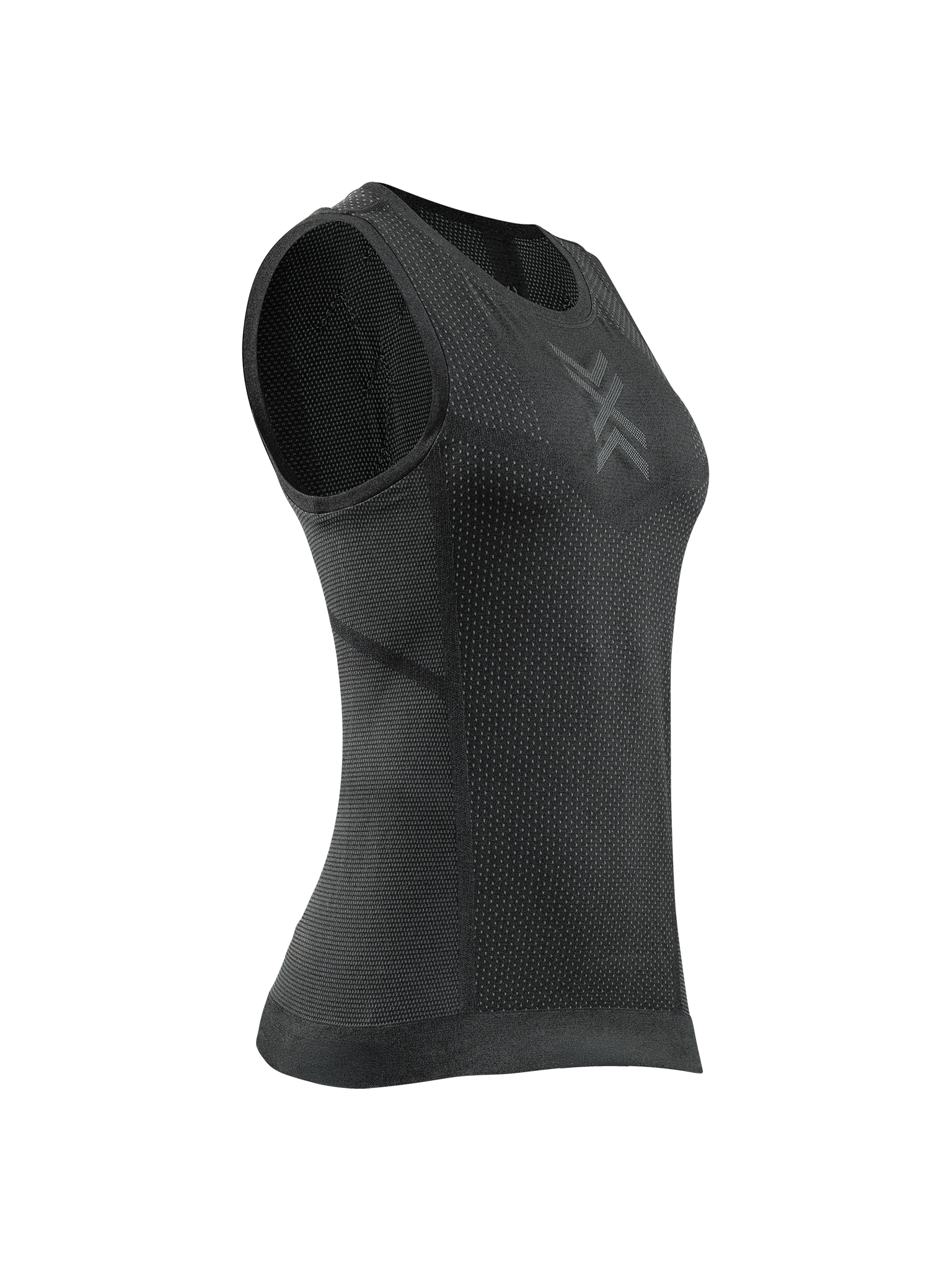 X-BIONIC XCEED RUN TANK TOP WMN - X Black Rhino Grey - Tanks - 1 of 6