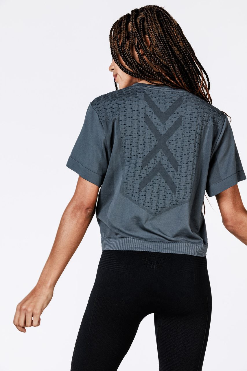 X-BIONIC X-ENTIAL CROP TOP WMN - Dusty Lavender - Tanks - 12 of 13