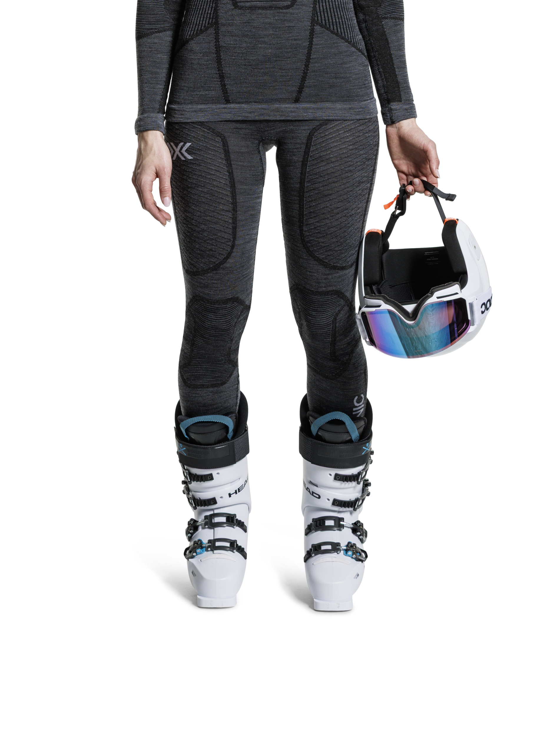 X-BIONIC SYMBIO MERINO PANTS WMN - Rhino Grey - Pants - 18 of 27