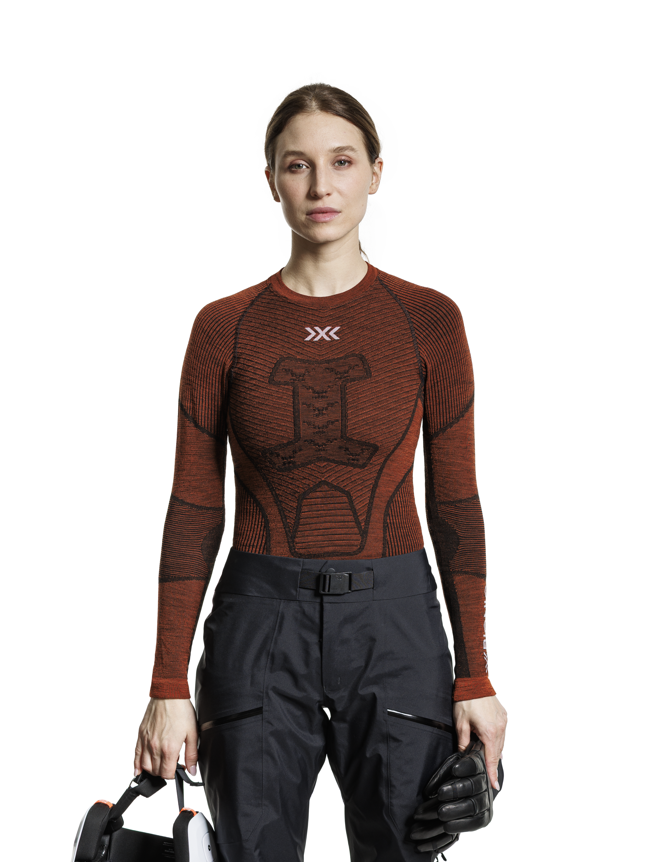 X-BIONIC SYMBIO MERINO SHIRT LS WMN - Clay - Longsleeves - 6 of 9