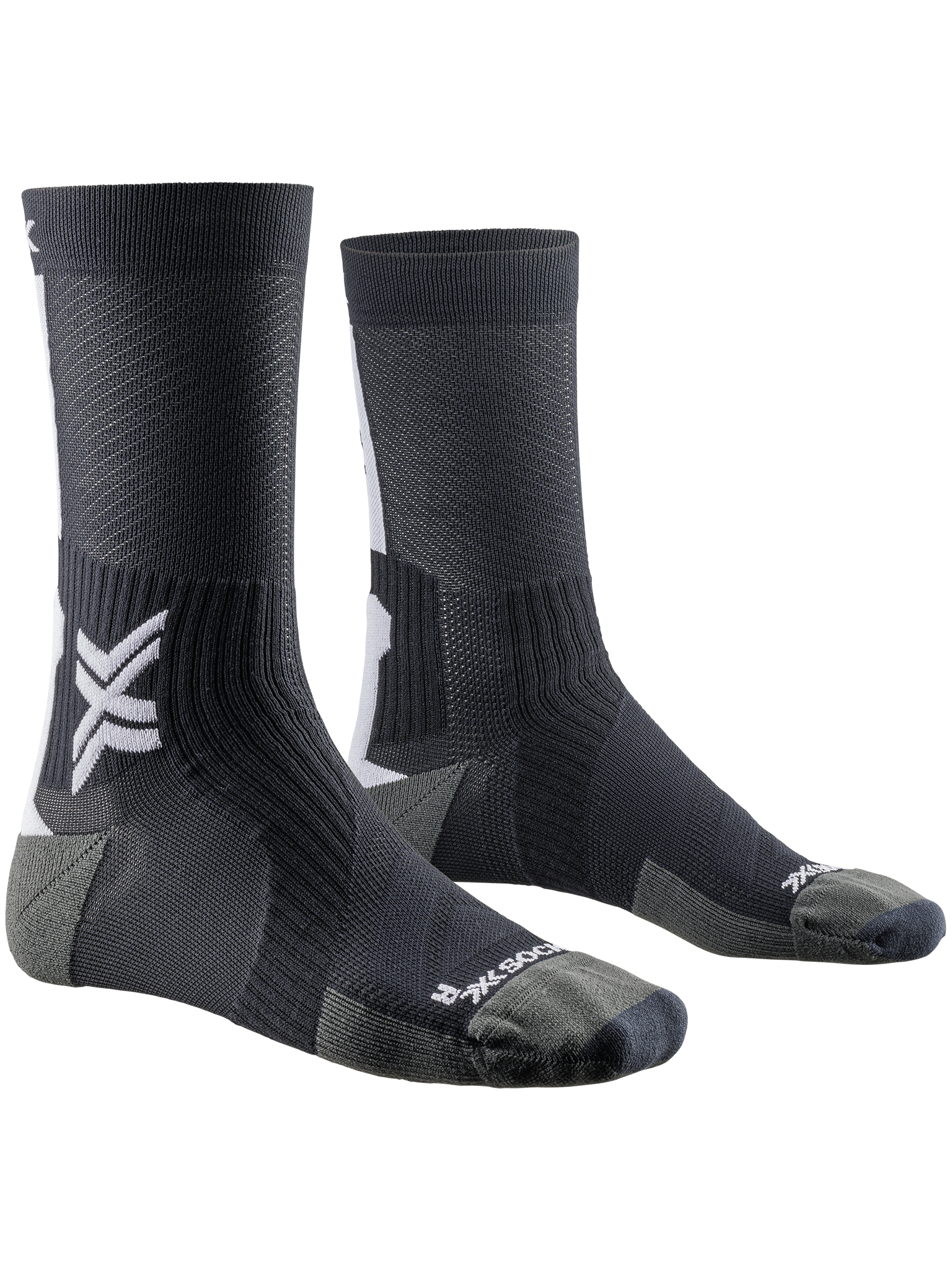 X-SOCKS BIKE PERFORM CREW - Opal Black Arctic White - Crew - 5 of 14