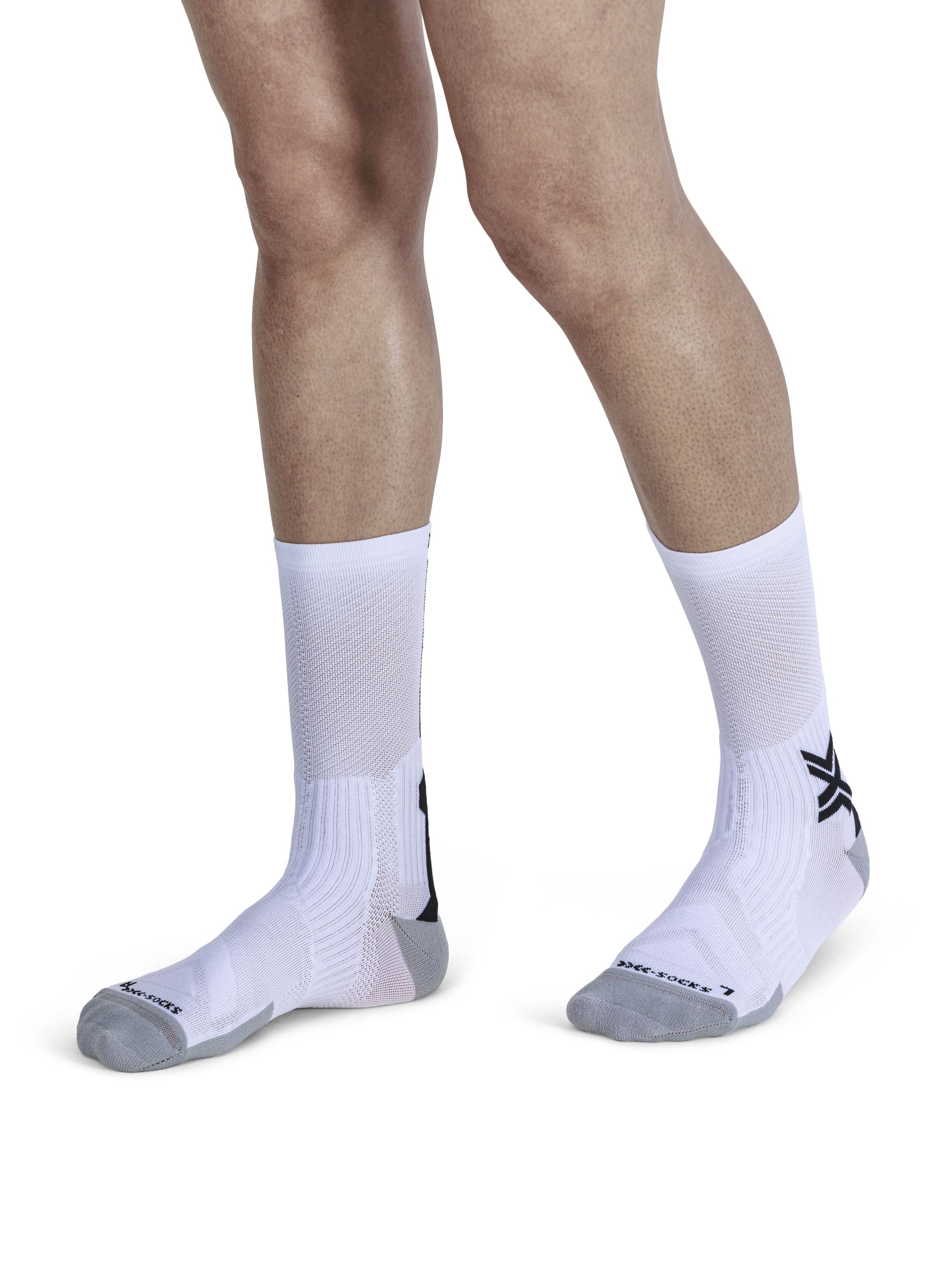 X-SOCKS BIKE PERFORM CREW - Arctic White Opal Black - Crew - 13 of 14