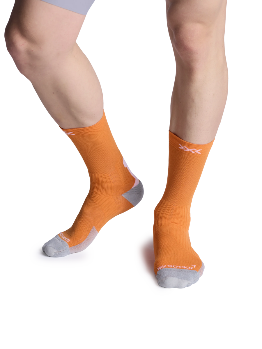 X-SOCKS BIKE PERFORM CREW - Flame Orange - Crew - 10 of 28
