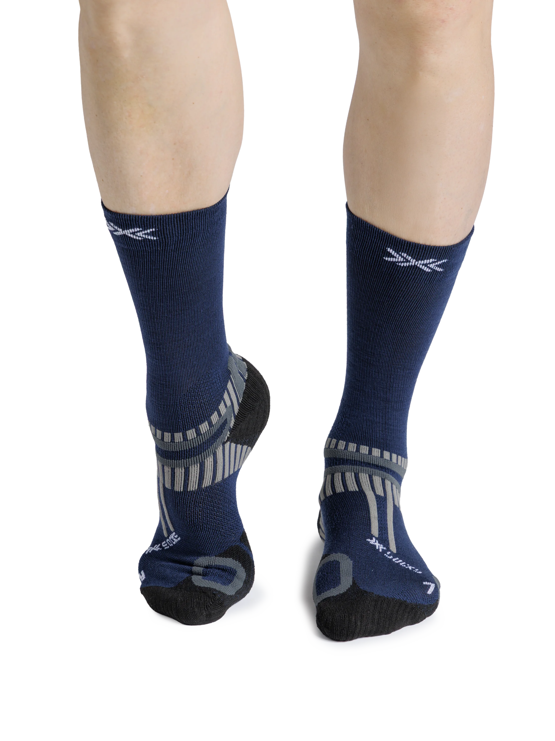 X-SOCKS HIKE PERFORM MERINO CREW - Heather Marine - Crew - 3 of 12