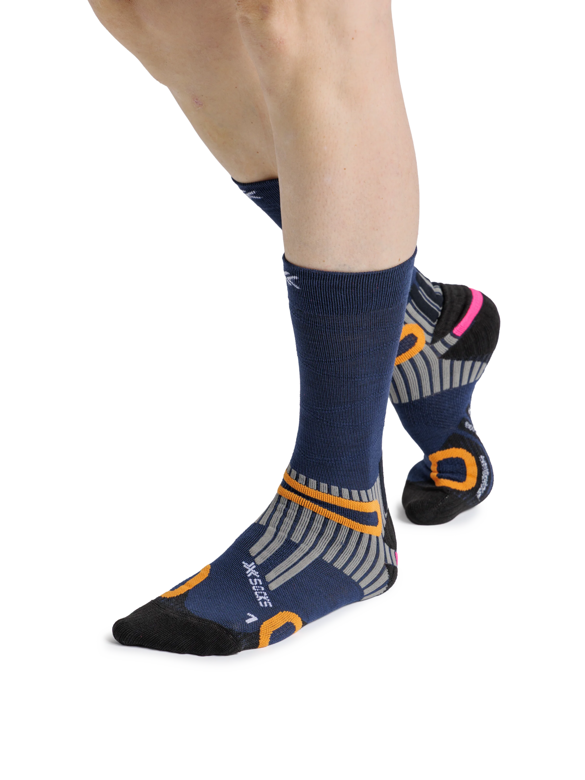 X-SOCKS HIKE ANATOMIX MERINO CREW - Heather Marine - Crew - 3 of 12
