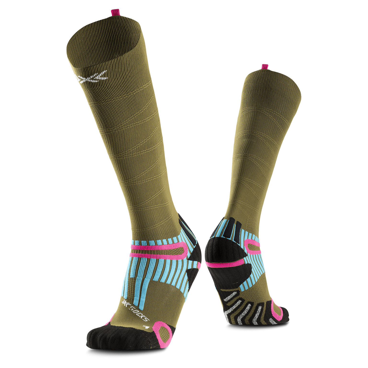 X-SOCKS HIKE ANATOMIX OTC - Olive - Over The Calf - 13 of 16